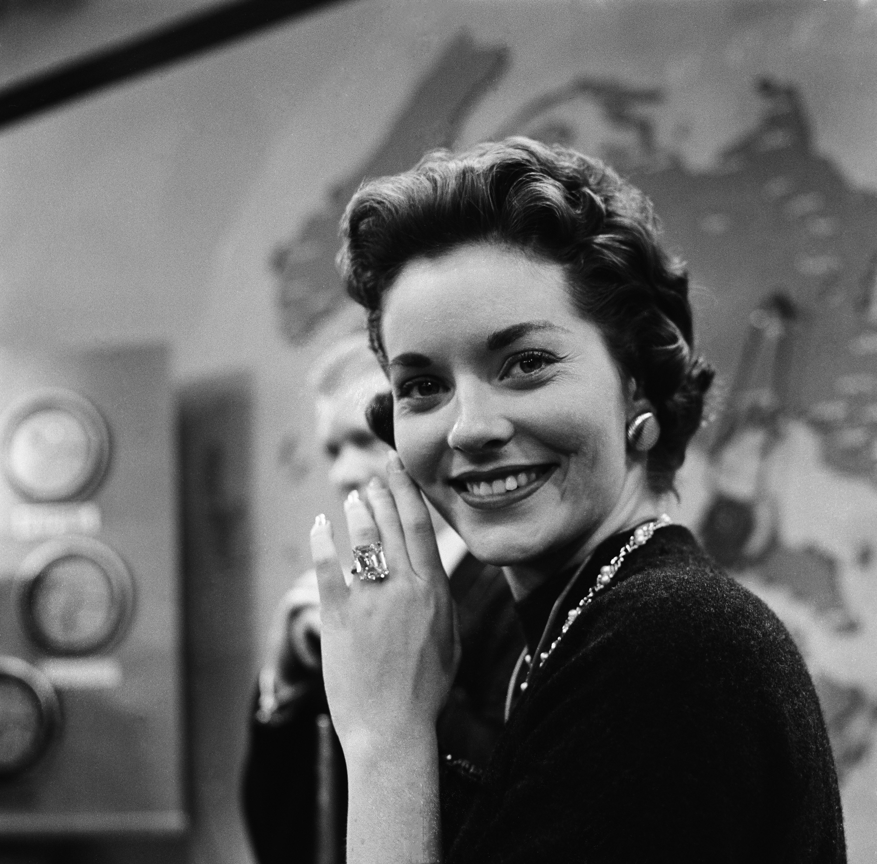 La belleza estadounidense del programa "The Today Show" en 1956. | Fuente: Getty Images