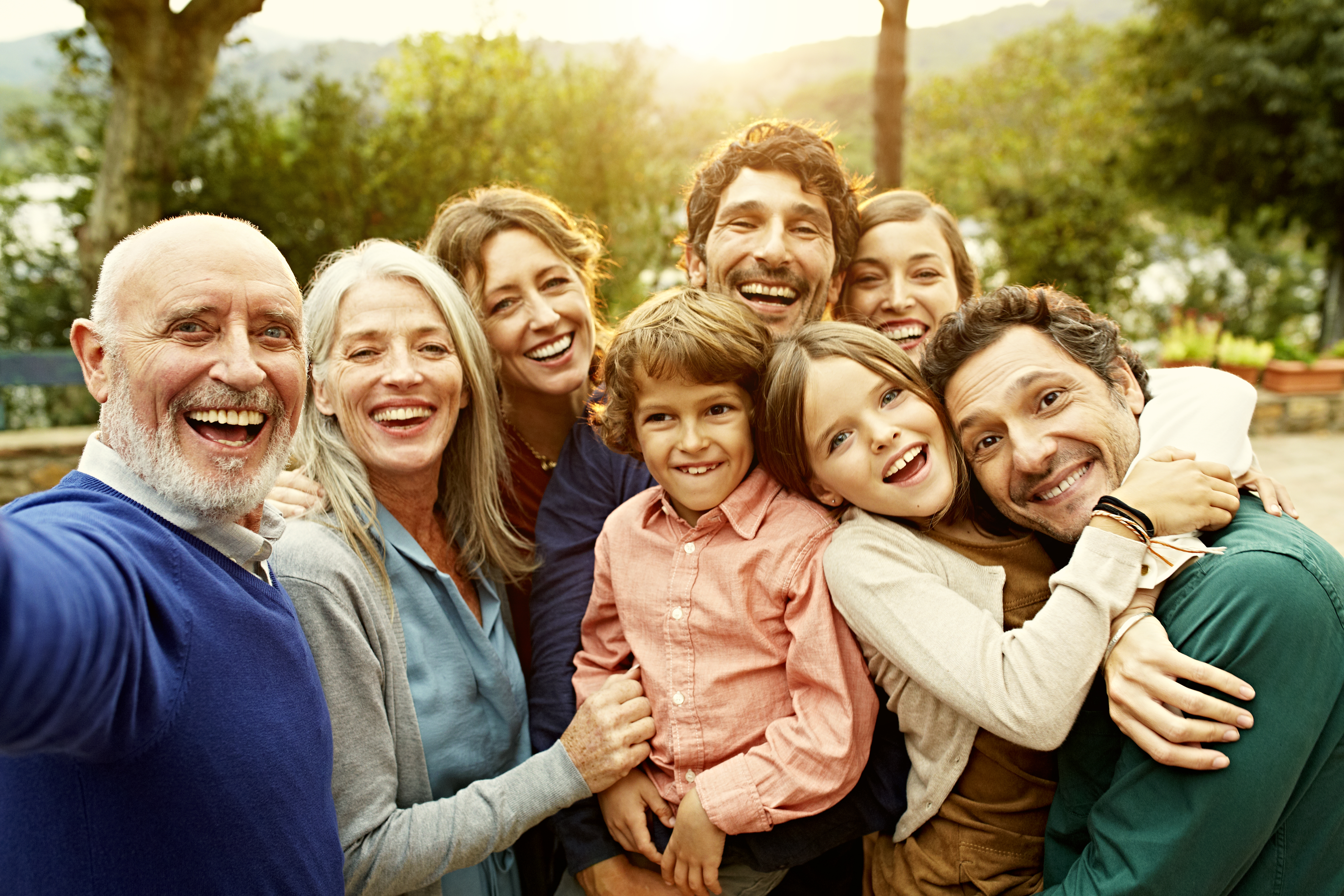 Una familia feliz | Fuente: Getty Images