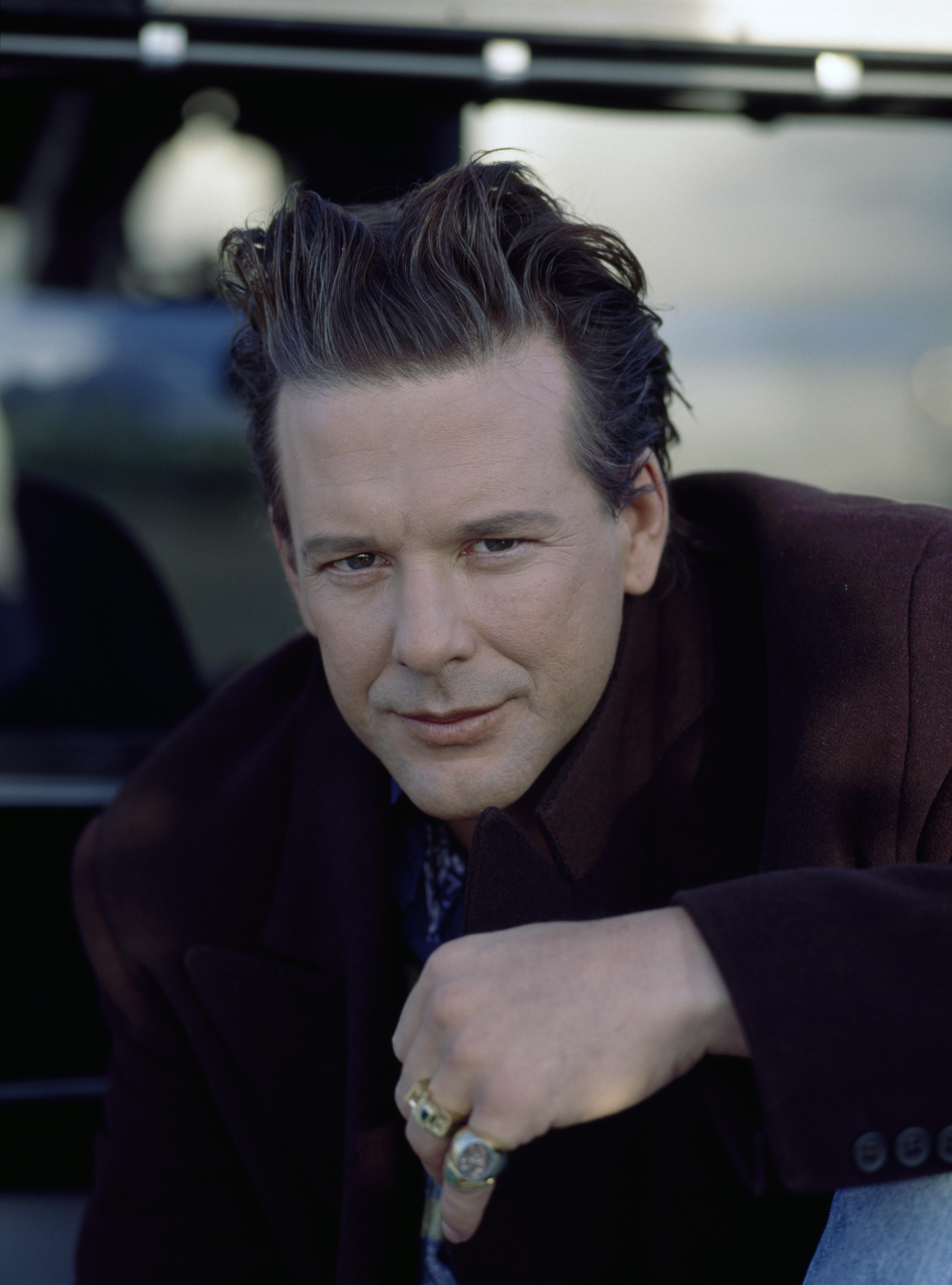 Mickey Rourke en el rodaje de "Angel Heart", 1987 | Fuente: Getty Images