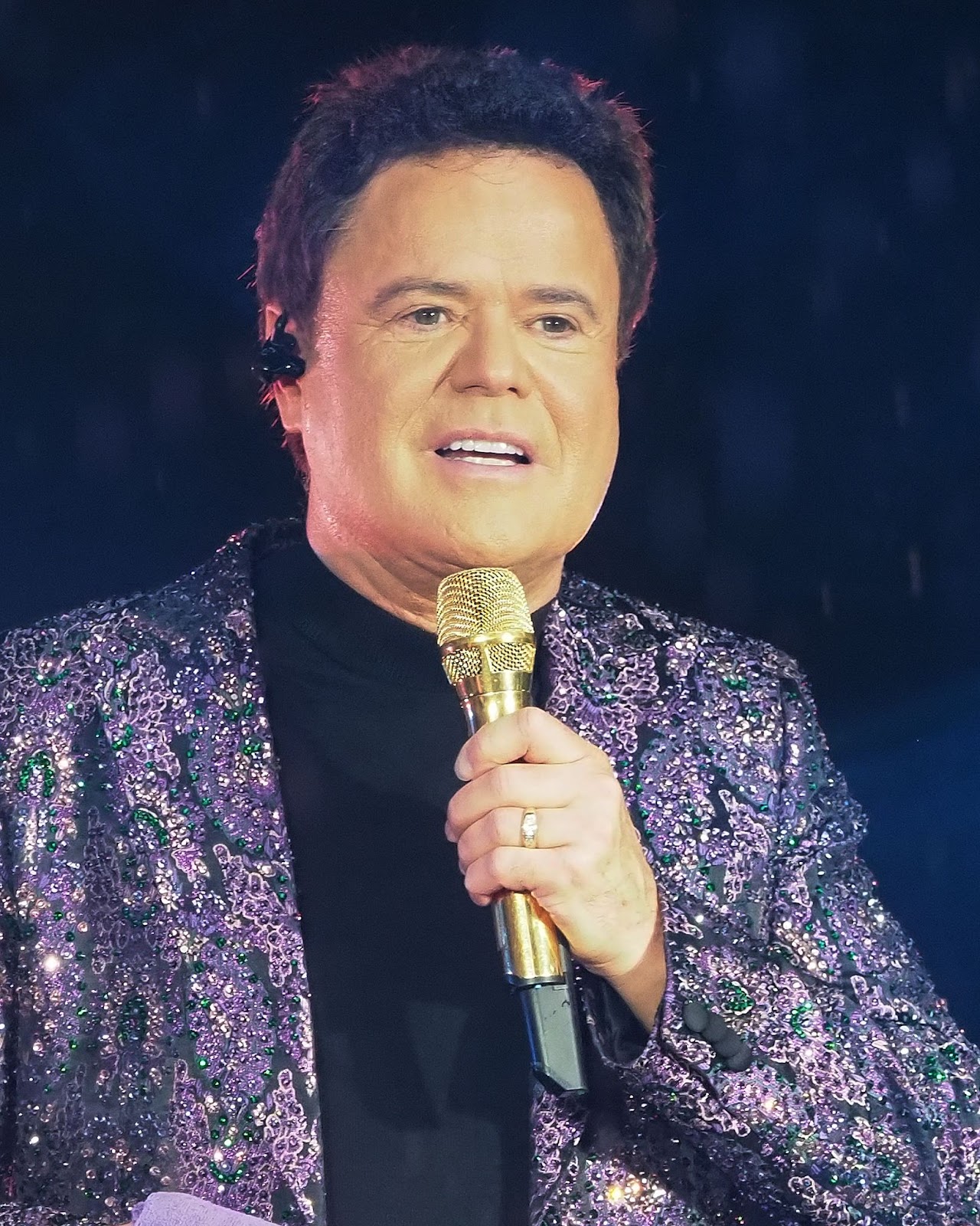 Donny Osmond actuando en Fox & Friends All-American Summer Concert Series el 12 de julio de 2024, en Nueva York. | Fuente: Getty Images