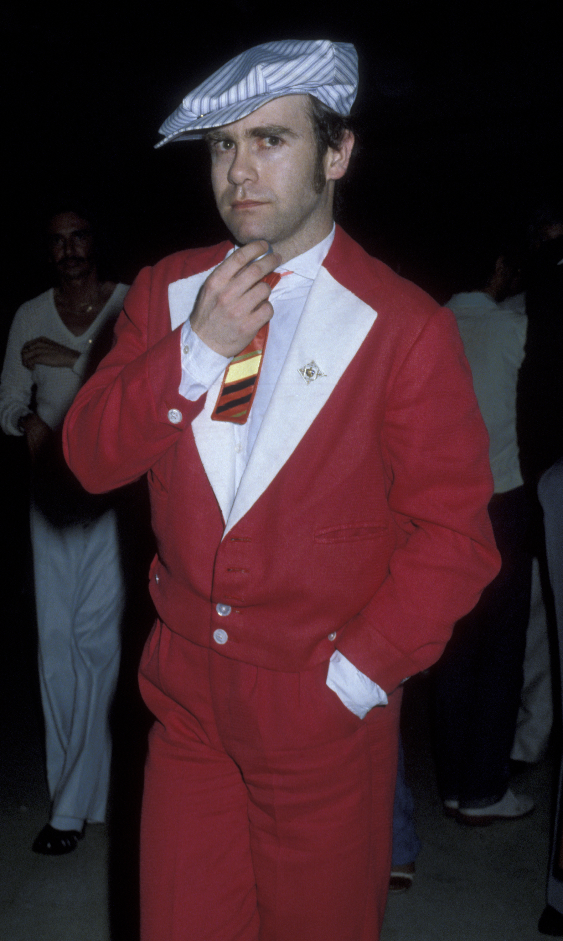 Elton John asiste a la fiesta del concierto de Roberta Flack el 12 de junio de 1978, en Nueva York | Fuente: Getty Images