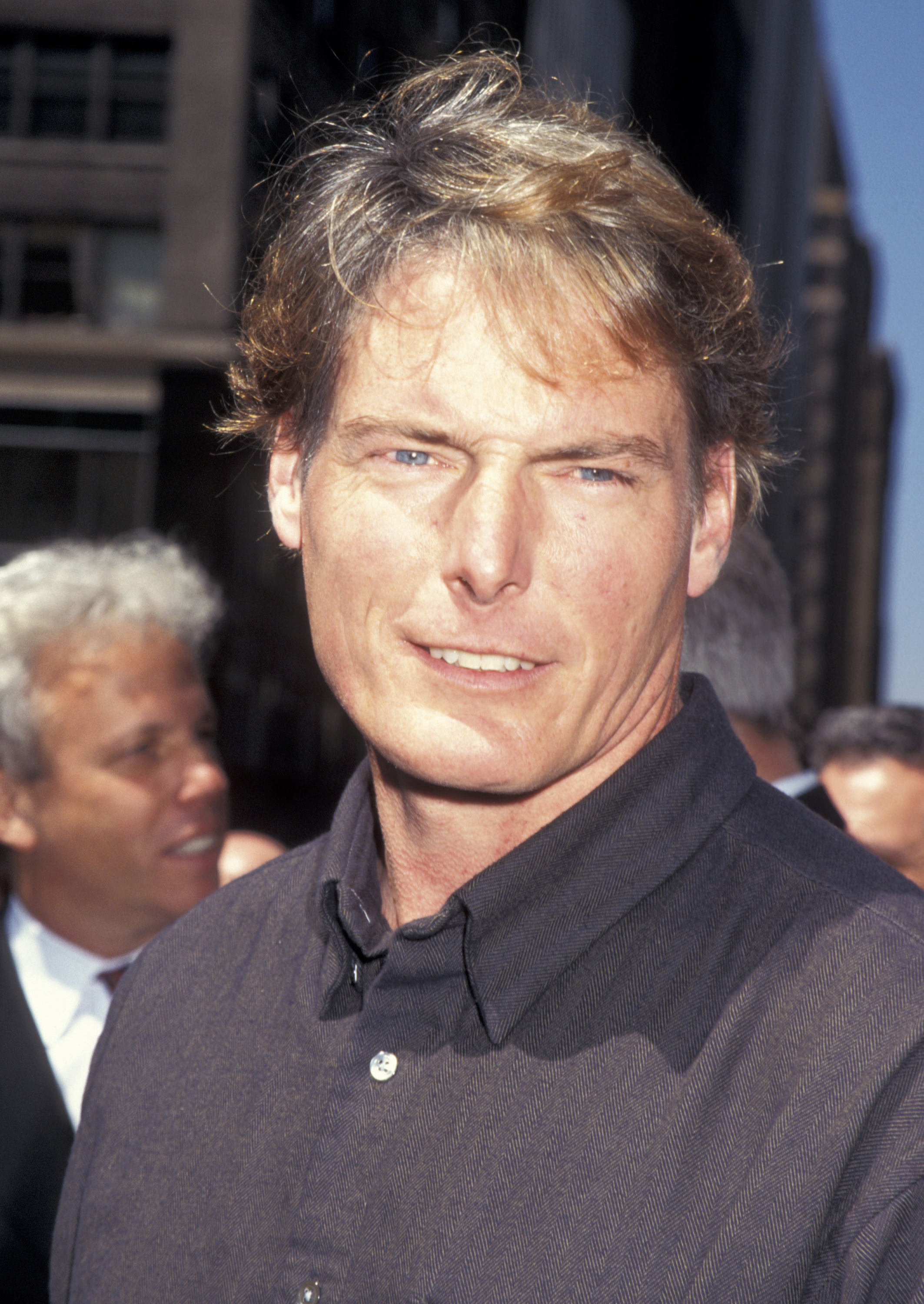 Christopher Reeve durante la Concentración por el Agua Limpia de la Coalición Creativa "Keep It Clean", el 20 de abril de 1995, en Nueva York | Fuente: Getty Images