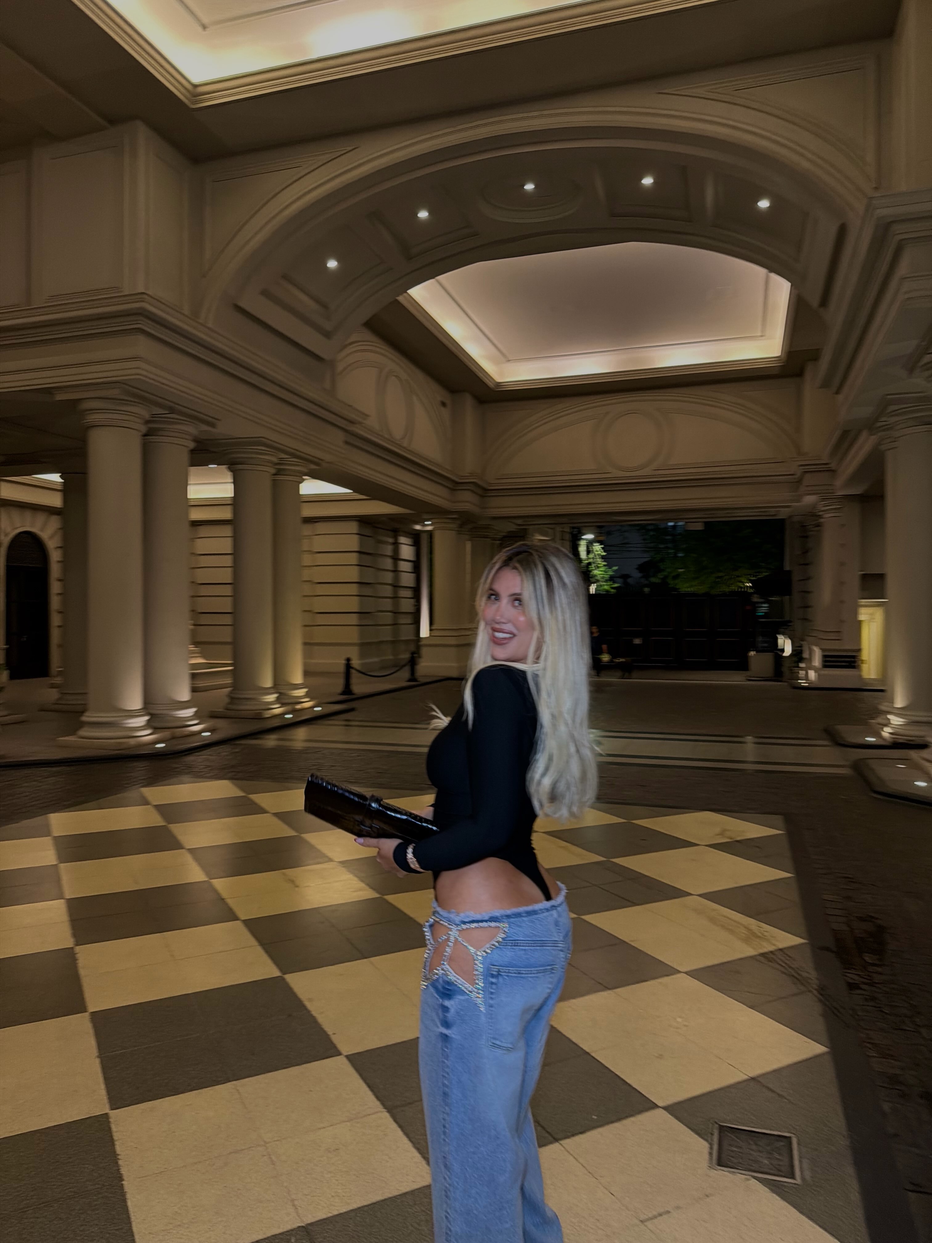Wanda Nara fue premiada en los Martín Fierro de la Música y su impactante look urbano causó revuelo | Fuente: Instagram/wanda_nara