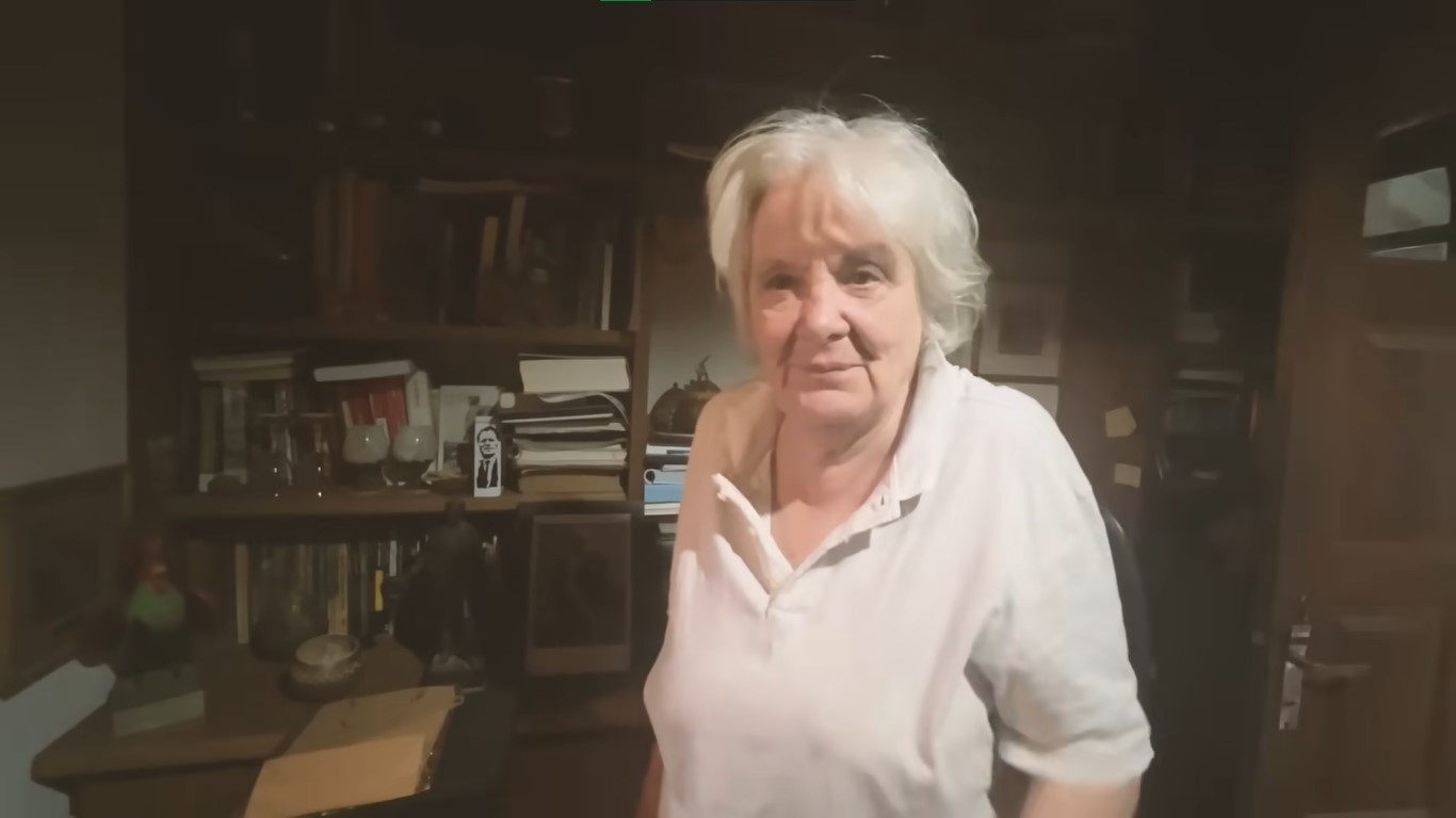 Lucía Topolansky, entrevistada en 2023 en la chacra que compartía con su marido José Mujica. | YouTube/Joaco Santos