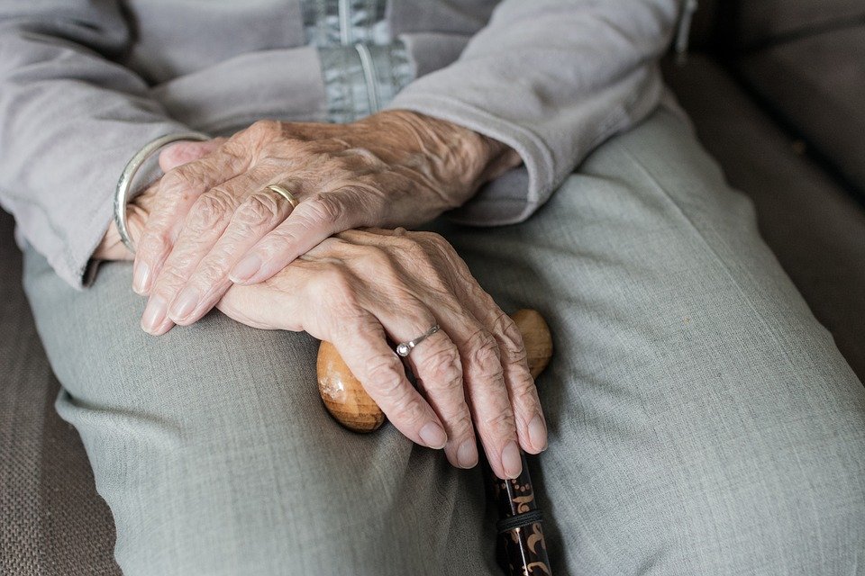 Manos de una persona anciana. │Foto: Pixabay