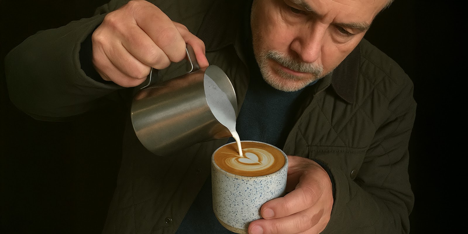 Un barista | Fuente: Sora