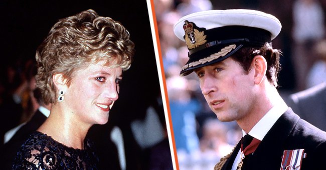 Diana, princesa de Gales, en Leicester Square, el 1 de noviembre de 1993 [izquierda]; El príncipe Charles en abril de 1981 en Australia [derecha]. | Foto: Getty Images