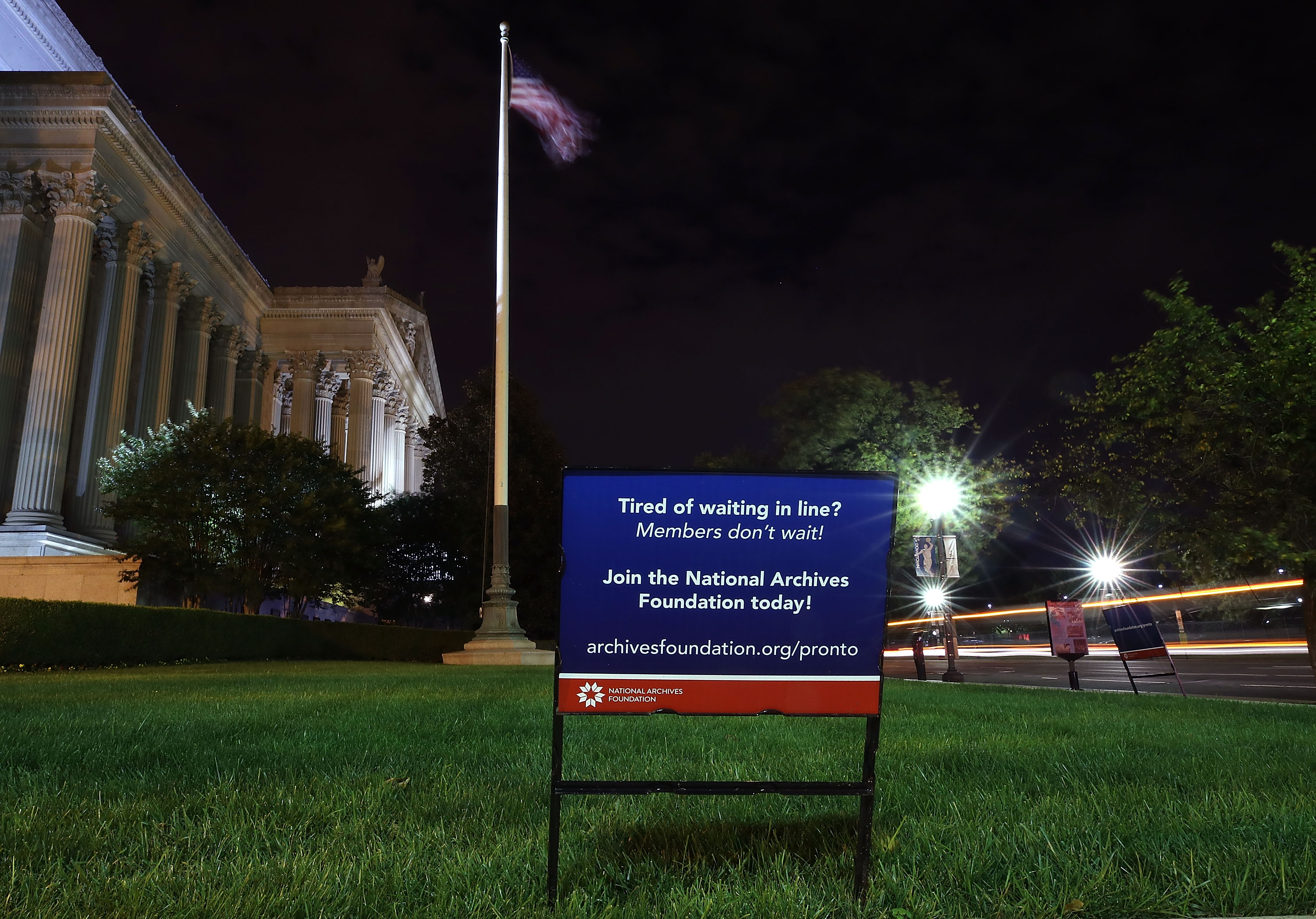 El edificio de los Archivos Nacionales de Estados Unidos en Washington, DC, el 26 de octubre de 2017 | Fuente: Getty Images