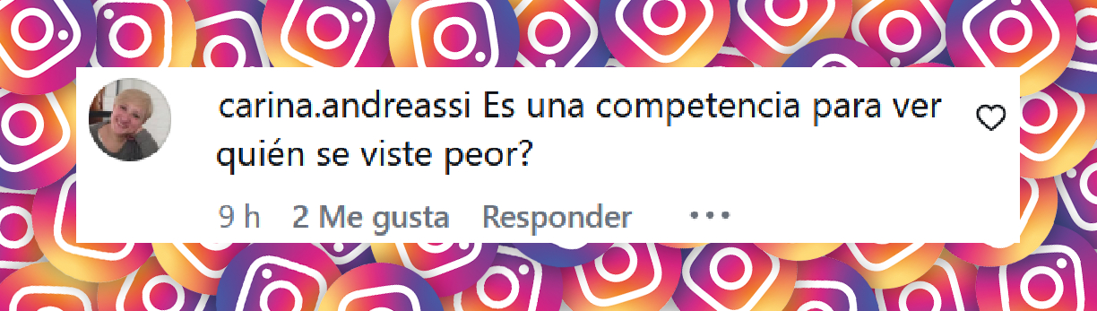 Comentario de una usuaria sobre los looks en la alfombra roja de los Premios Gardel 2026 | Fuente: Instagram/revistacaras