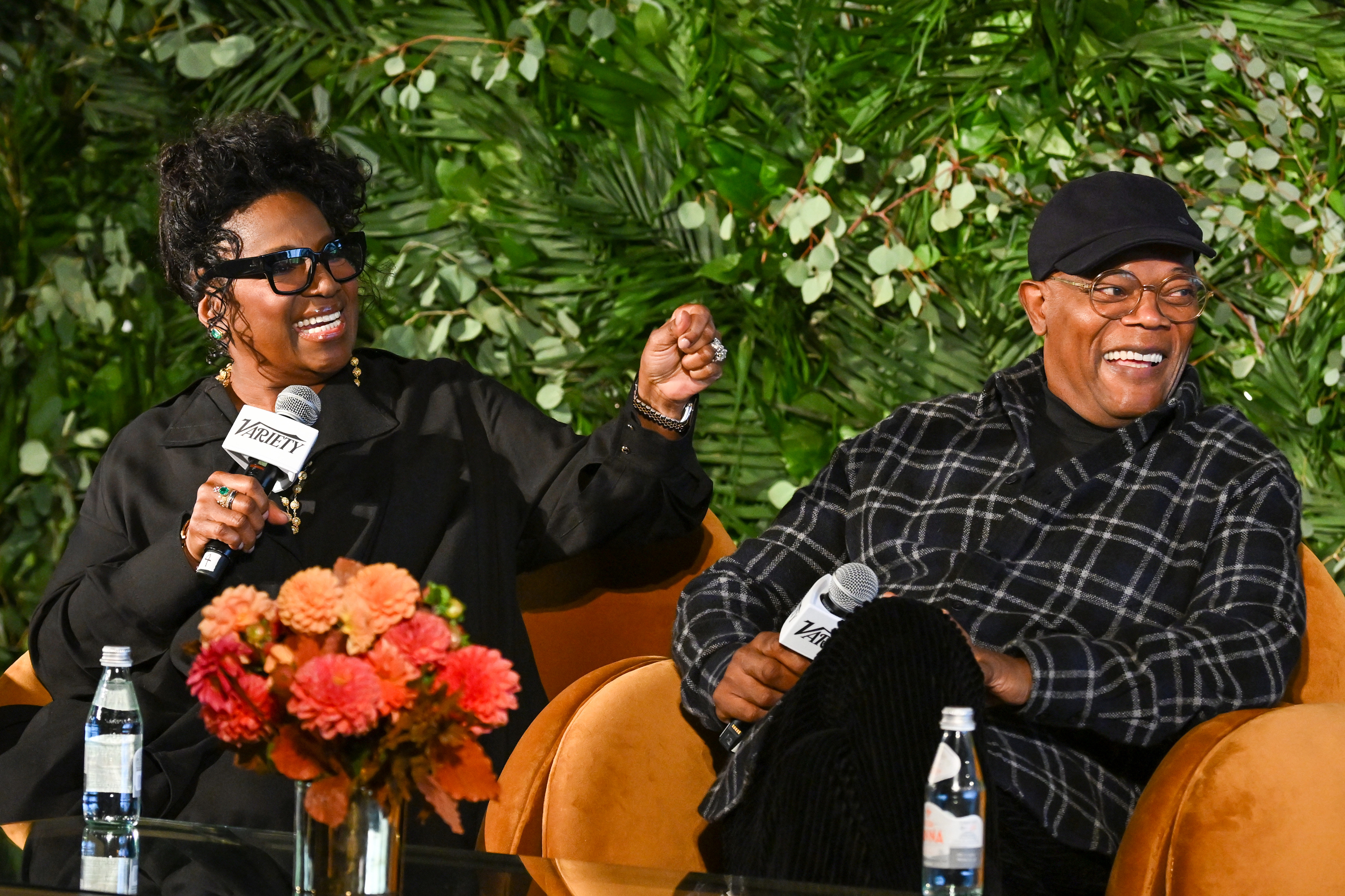 LaTanya Richardson y Samuel L. Jackson durante Variety Business of Broadway el 17 de octubre de 2022, en Nueva York | Fuente: Getty Images