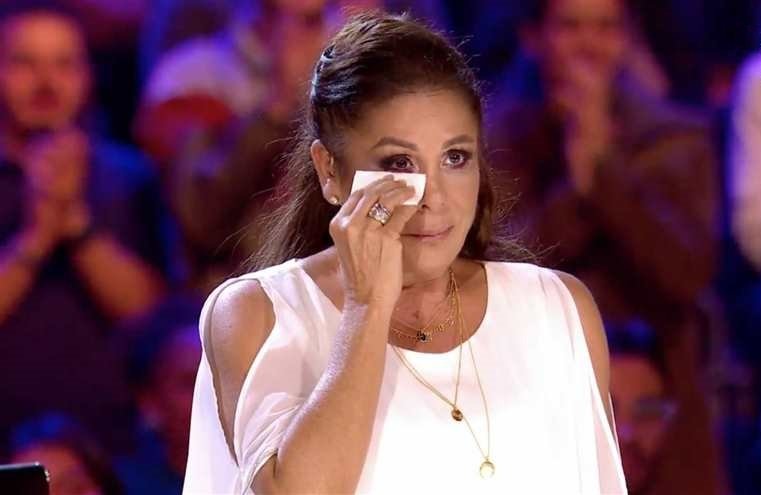 Isabel Pantoja llorando. | Foto: Telecinco.es