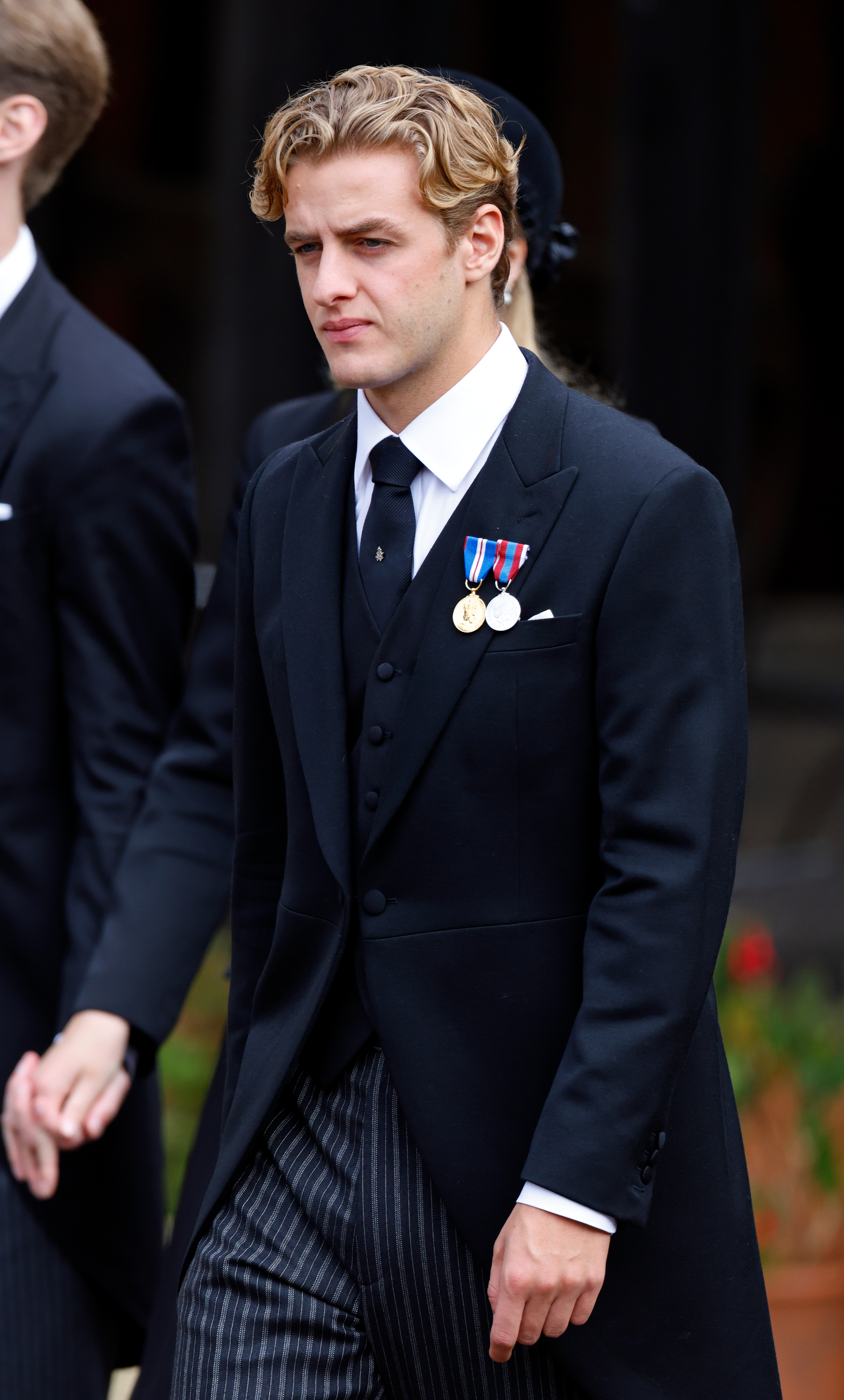 Alexander Ogilvy asiste a la ceremonia de entierro de la reina Elizabeth II en la Capilla de St George, Castillo de Windsor, el 19 de septiembre de 2022 en Windsor, Inglaterra. | Fuente: Getty Images