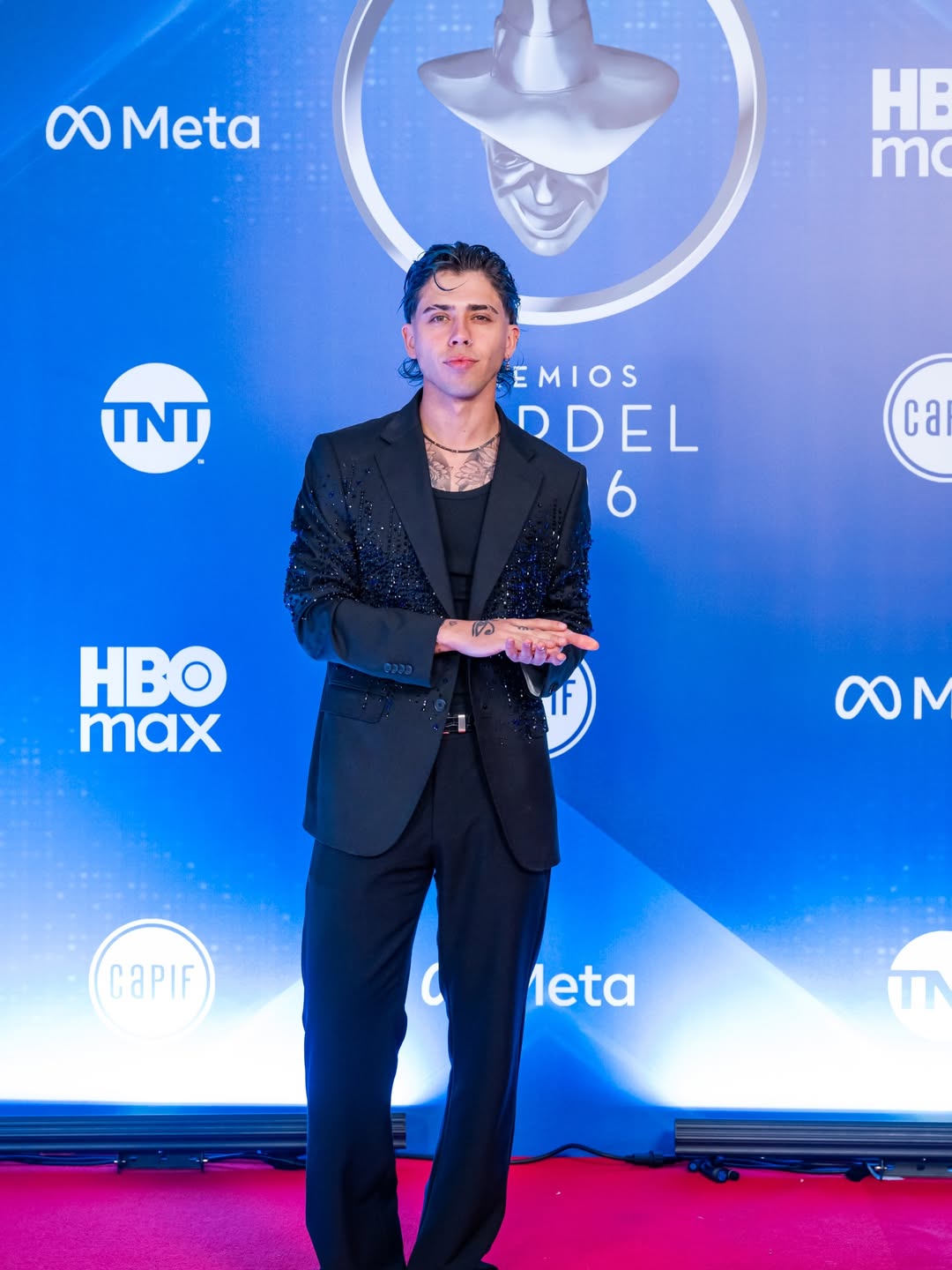 Luck Ra en la alfombra roja de los Premios Gardel 2026 | Fuente: Instagram/revistacaras