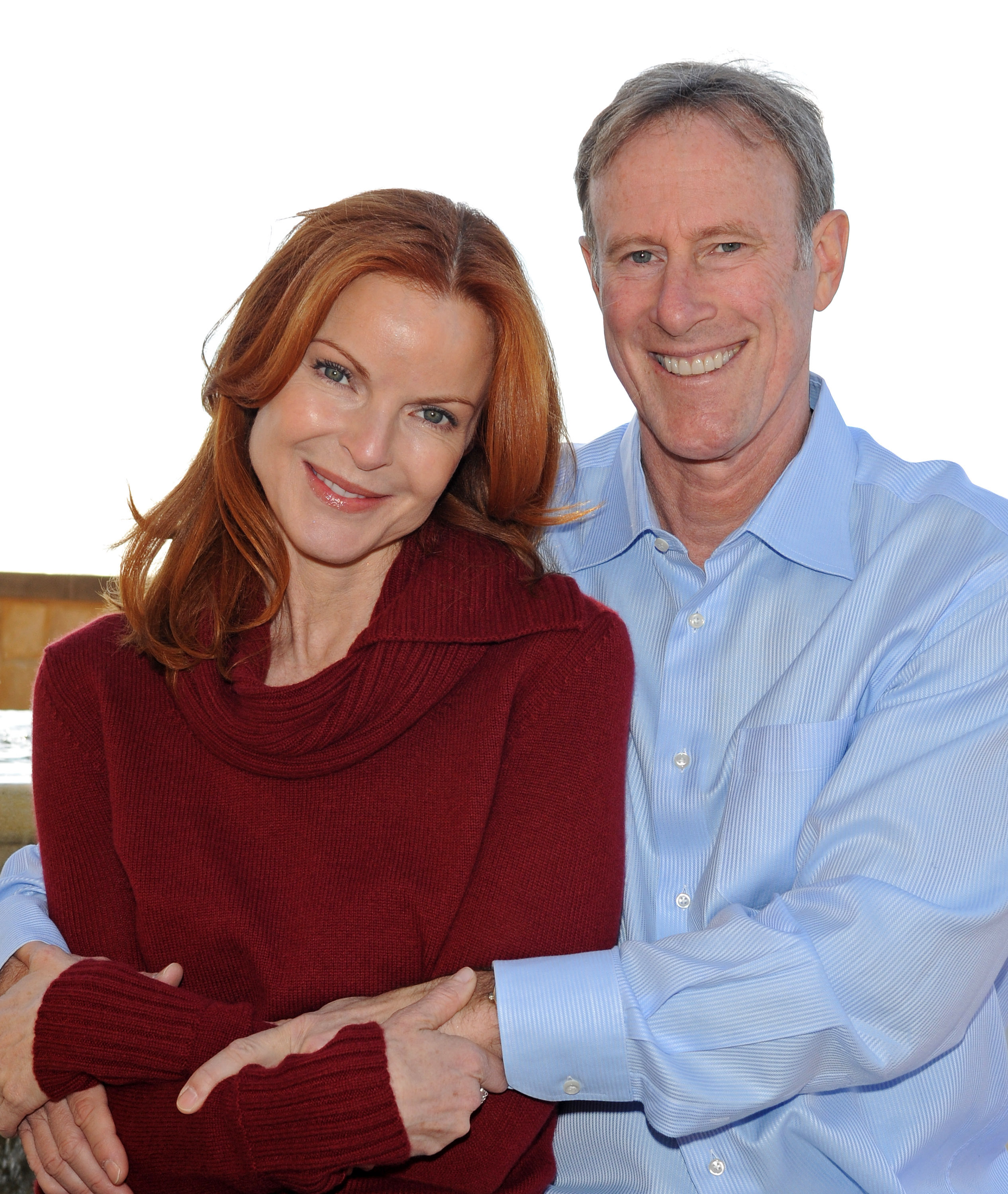 Marcia Cross y Tom Mahoney en Pelican Hill Resort el 31 de diciembre de 2010, en Newport Beach, California. | Fuente: Getty Images