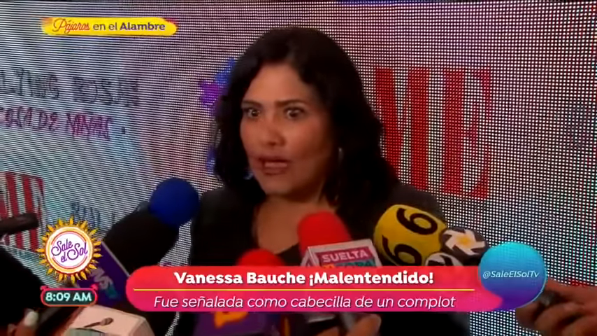 Vanessa Bauche declarando  | Imagen tomada de: YouTube /  Imagen Entretenimiento