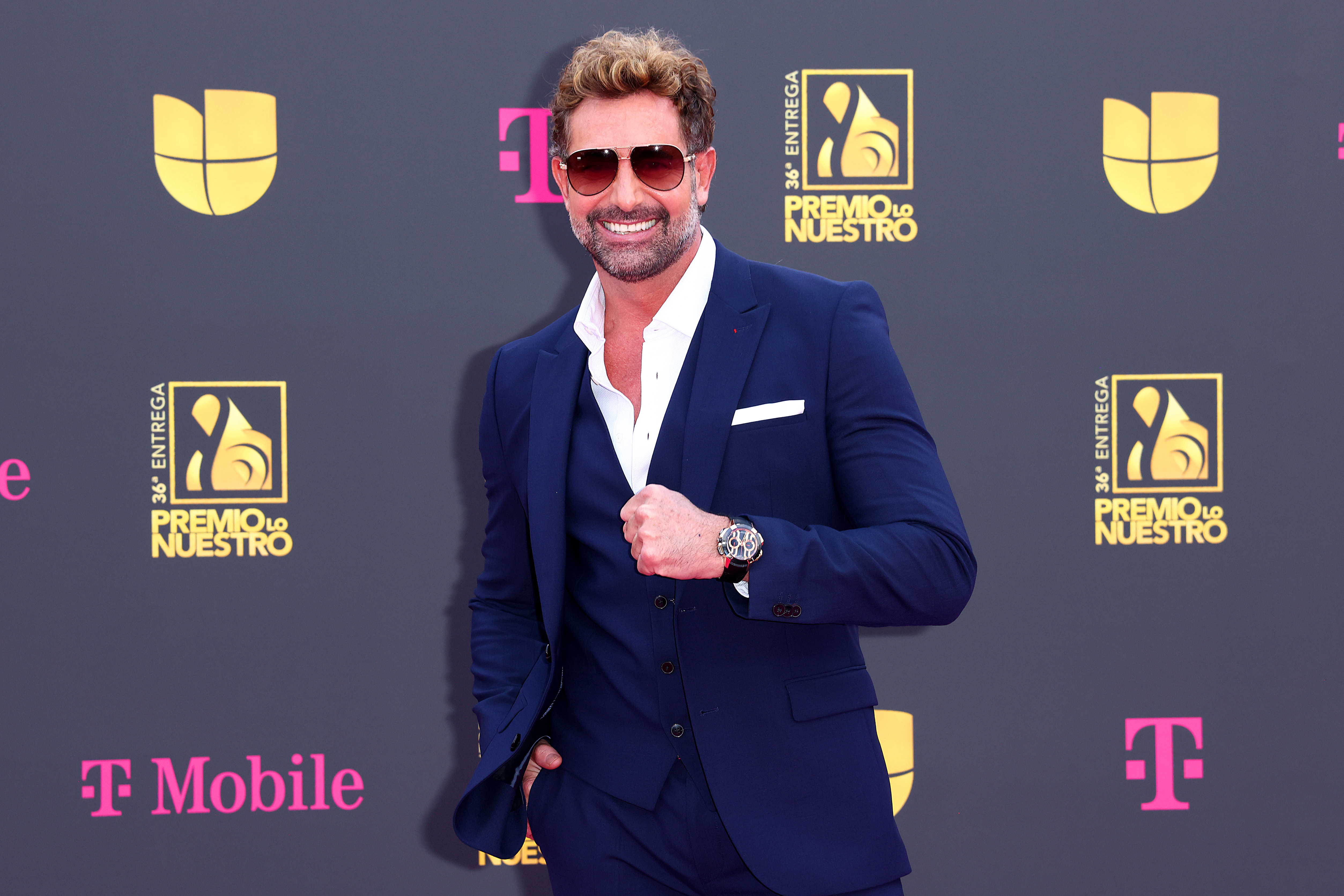 Gabriel Soto asiste al 36 Premio Lo Nuestro de Univision en el Kaseya Center el 22 de febrero de 2024 en Miami, Florida | Fuente: Getty Images