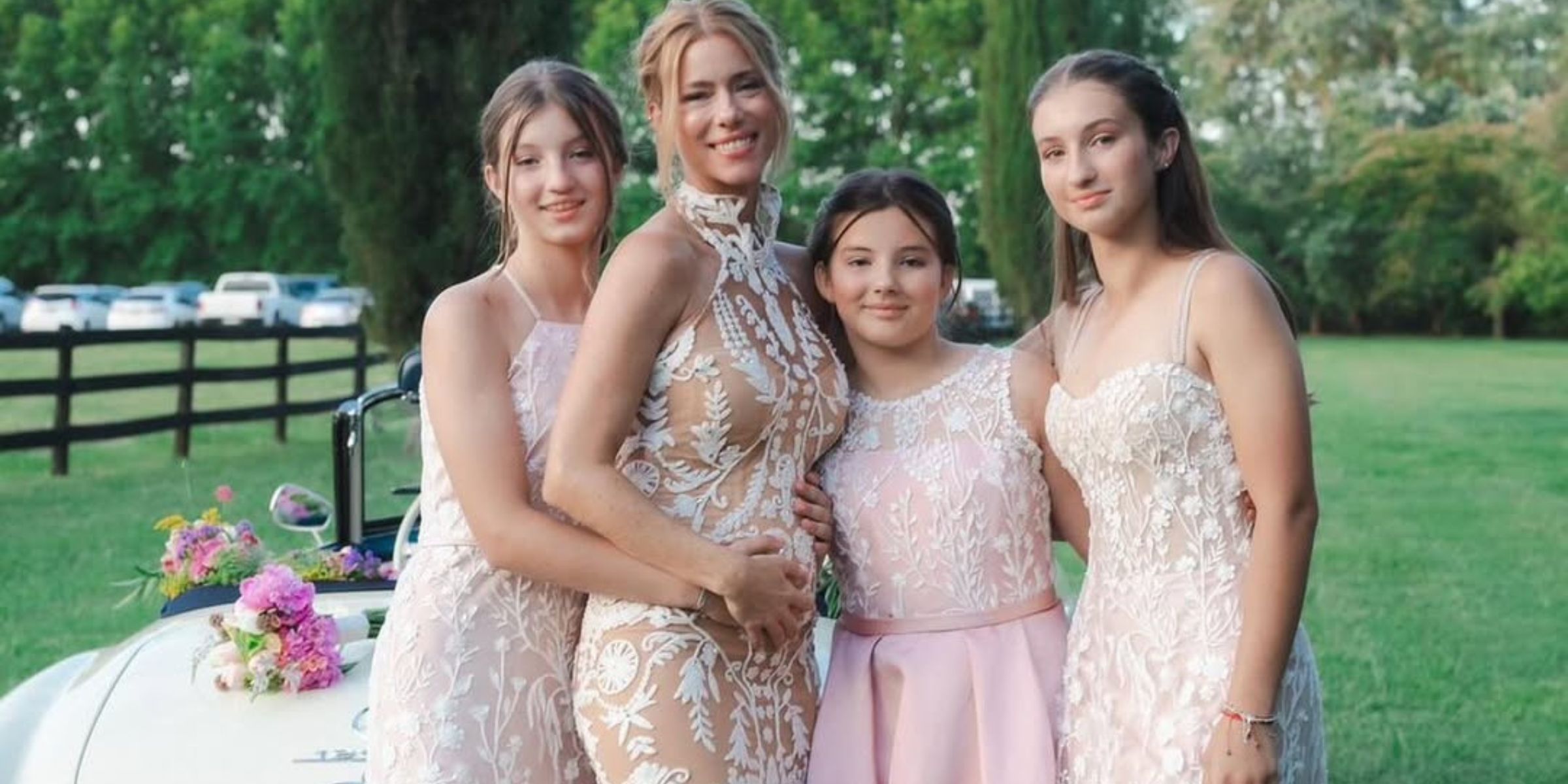 (Izq. a der.) Allegra Cubero, Nicole Neumann, Sienna Cubero e Indiana Cubero | Fuente: Instagram/cubero.allegra