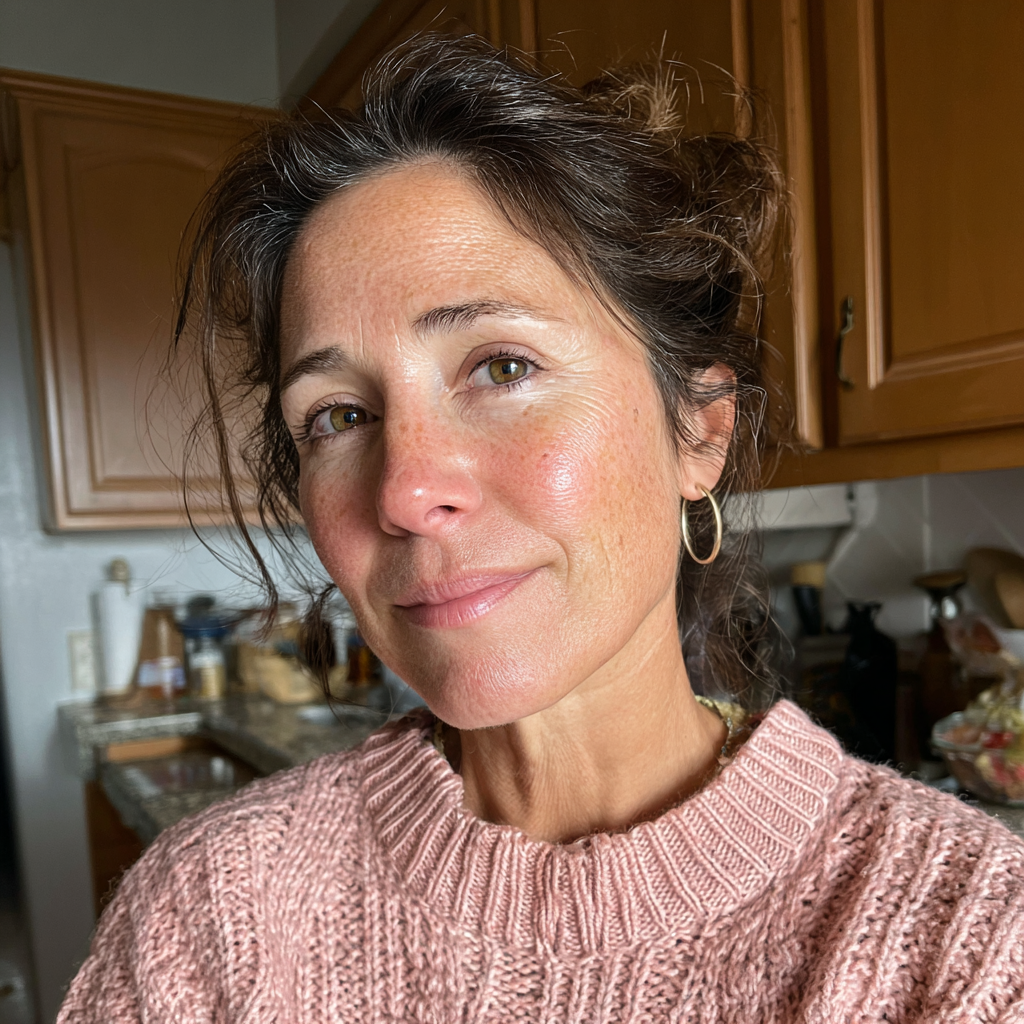 Una mujer de pie en una cocina | Fuente: Midjourney