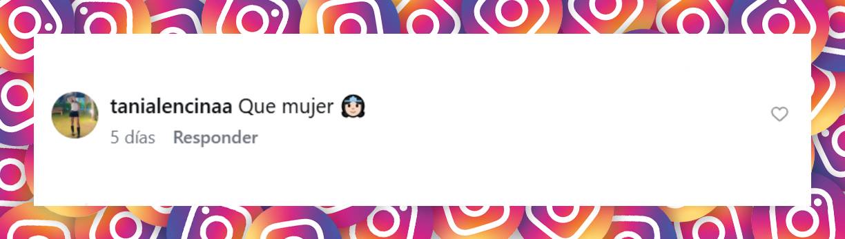 Comentario de una usuaria | Fuente: Instagram/zaira.nara