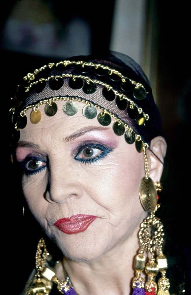 Retrato de la actriz española Sara Montiel, el 01 de enero de 1991 en Madrid, España. | Foto: Getty Images