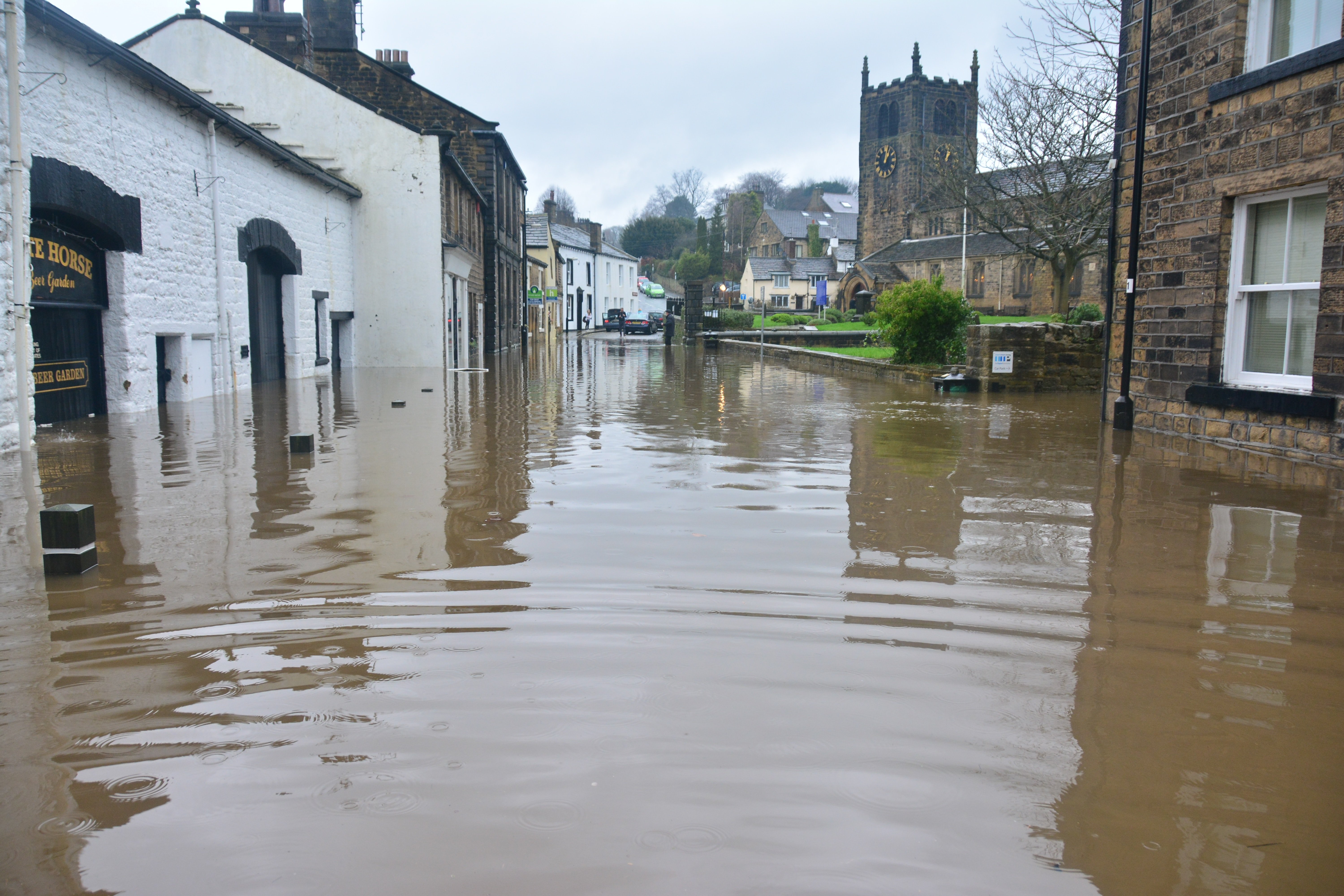 Un vecindario inundado. | Foto: Unsplash