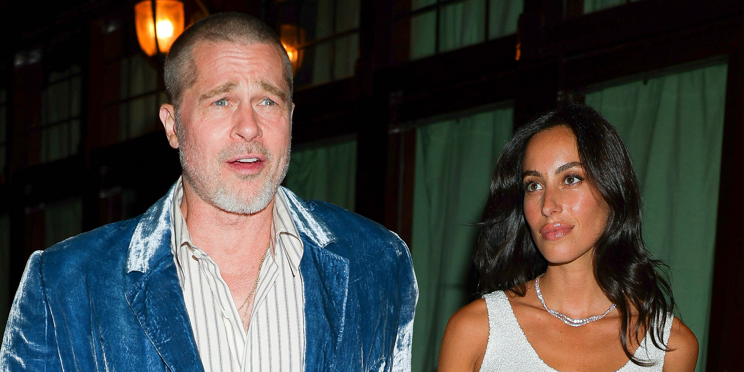 Brad Pitt e Inés de Ramón | Fuente: Getty Images