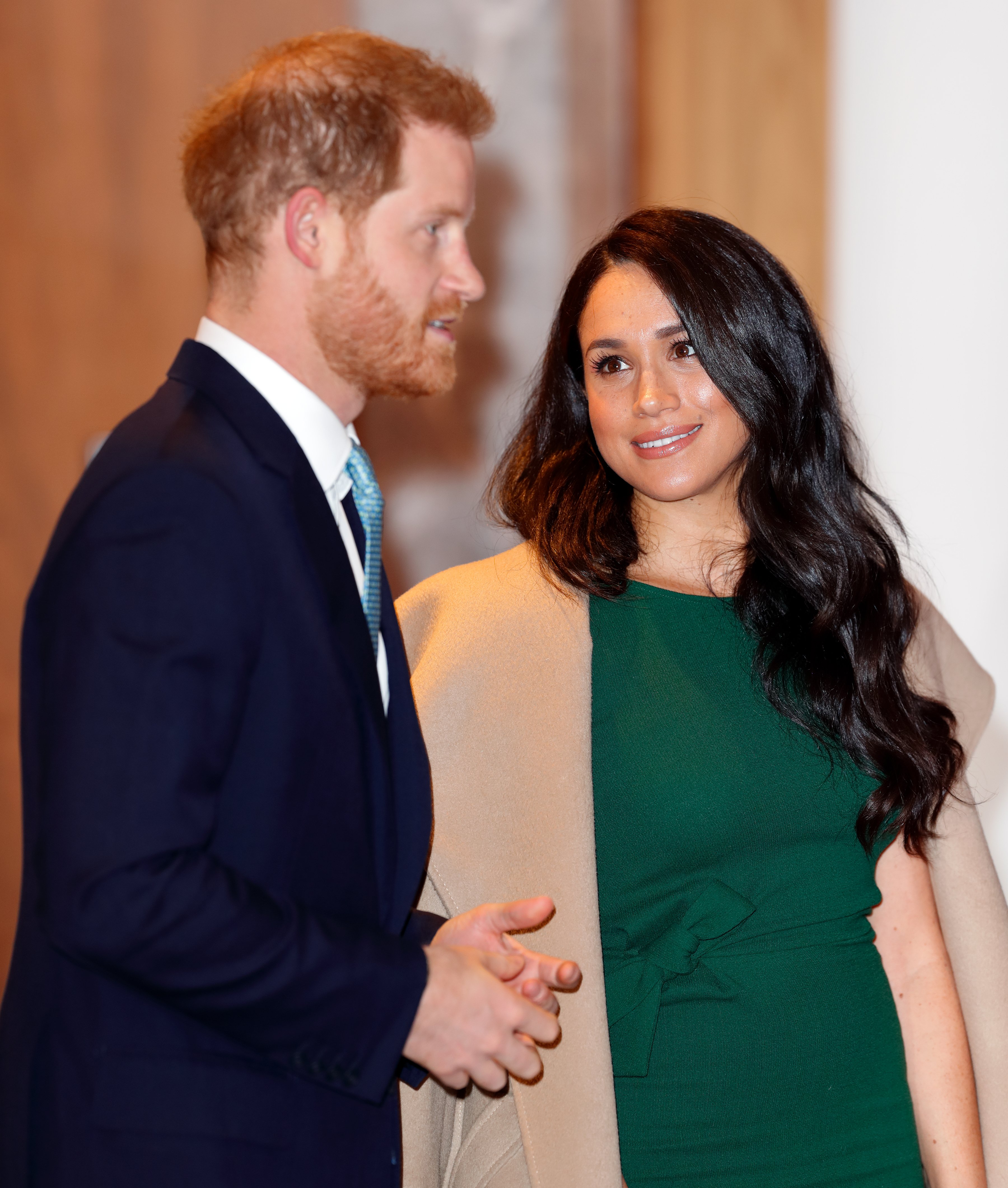 El príncipe Harry y Meghan Markle en los premios WellChild en el Royal Lancaster Hotel el 15 de octubre de 2019 en Londres, Inglaterra. | Foto: Getty Images