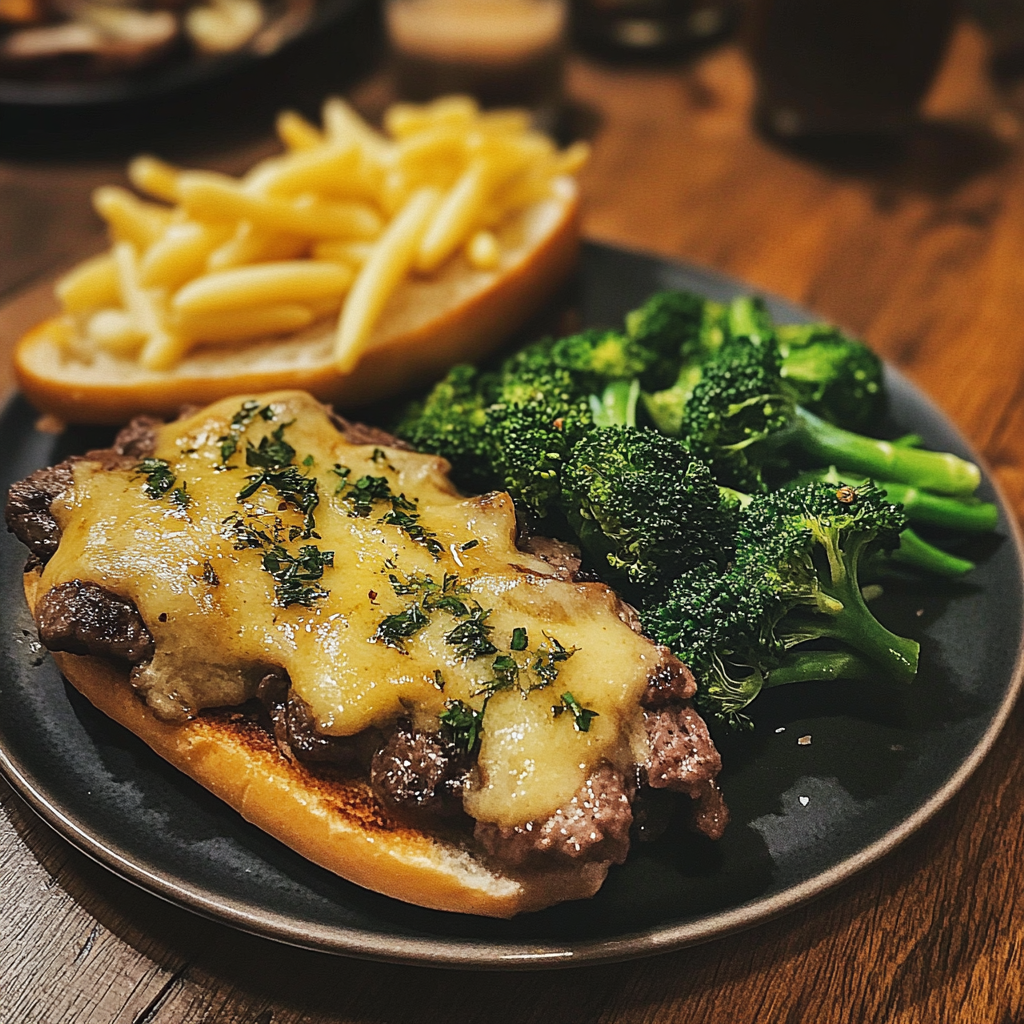 Un plato de comida sobre una mesa | Fuente: Midjourney