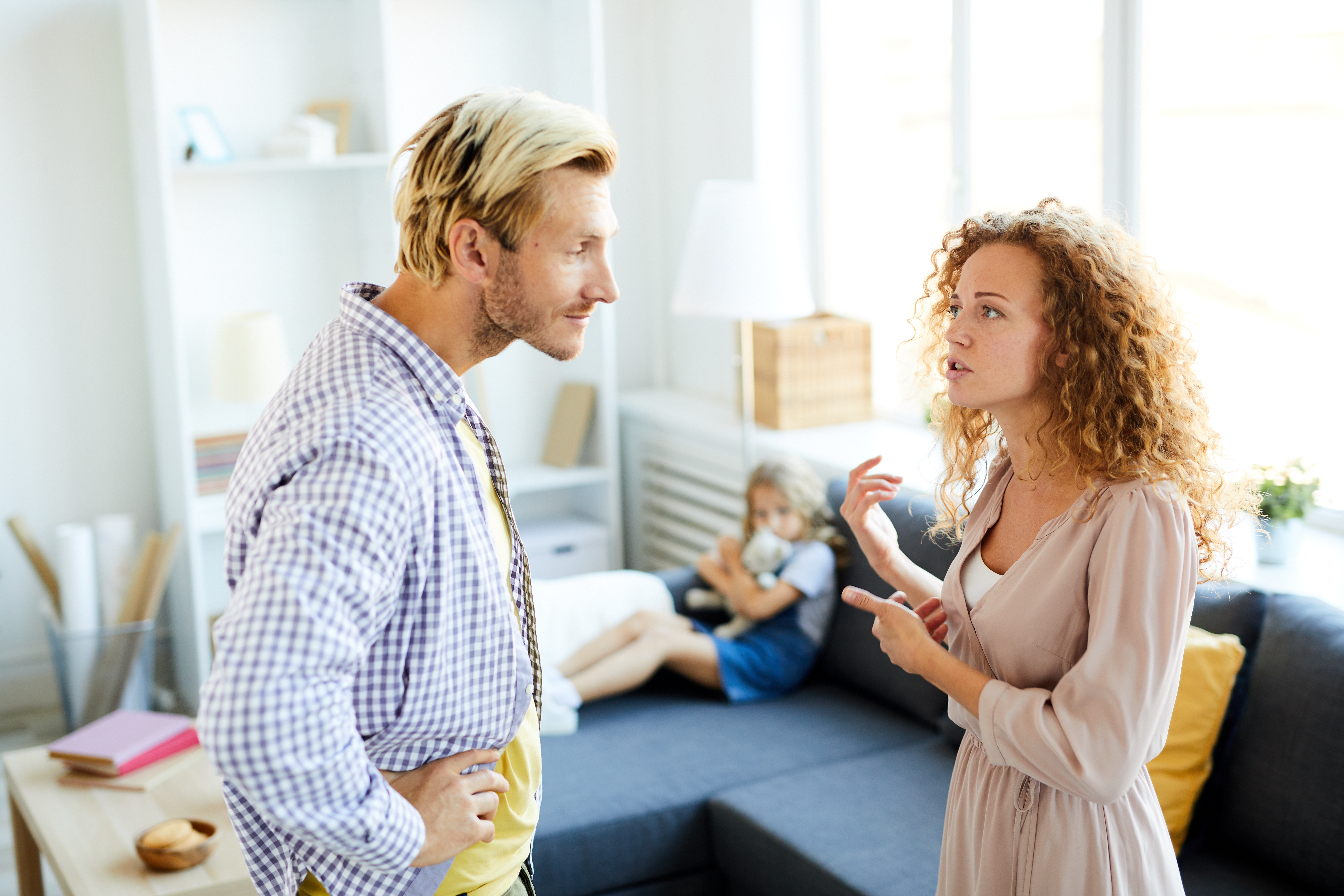 Una pareja peleándose | Foto: Shutterstock