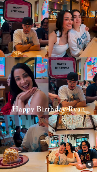 Ryan Muñiz posa acompañado de sus allegados en su festejo de cumpleaños número 23. | Foto: Instagram.com/dayanarapr