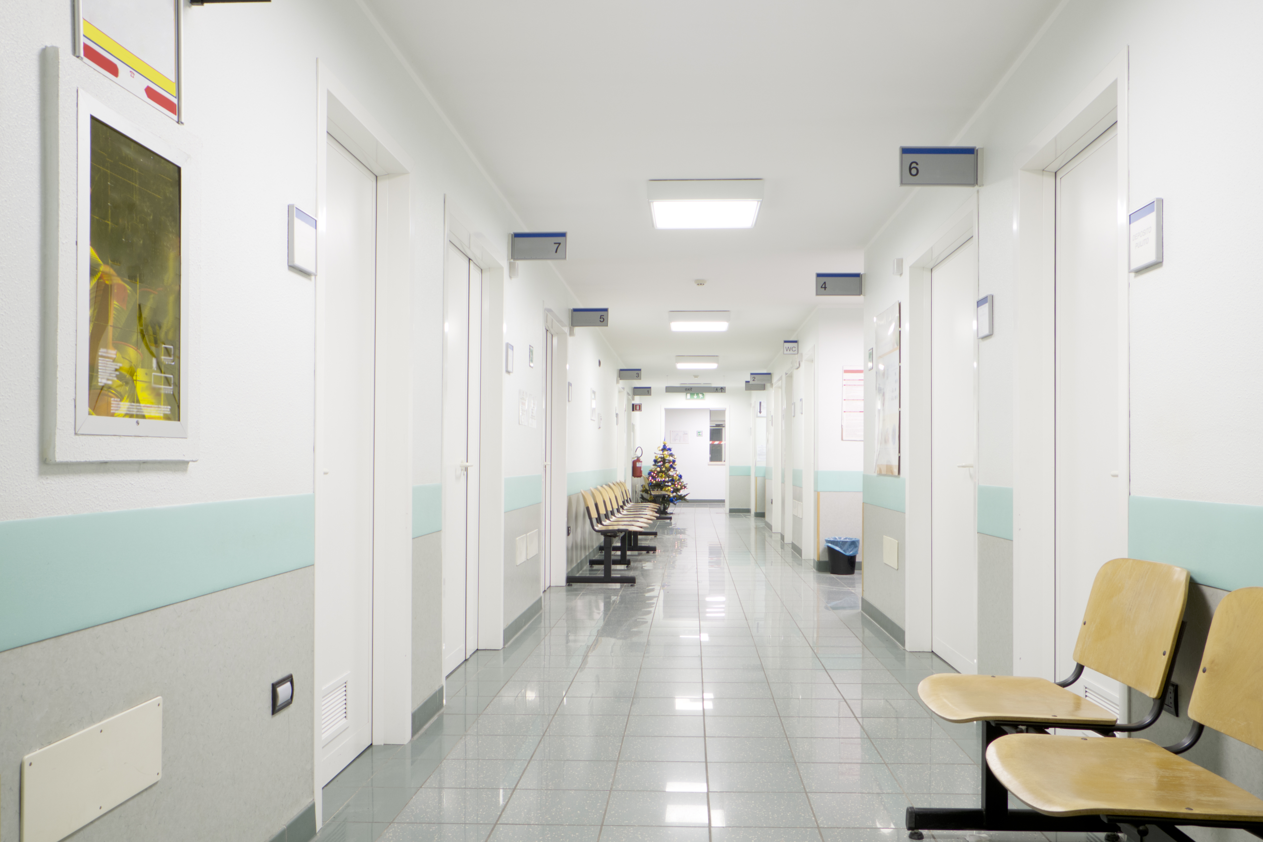 Hospital de interior | Fuente: Shutterstock