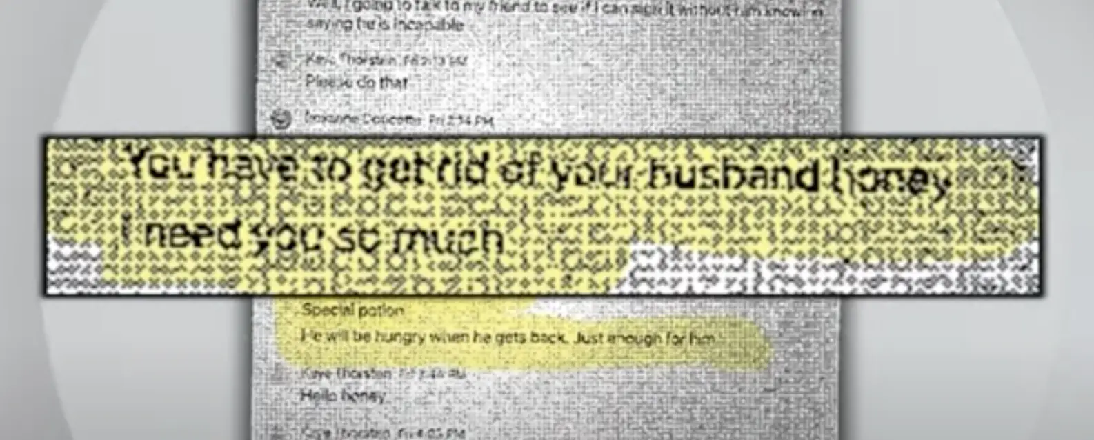 Mensaje del estafador a Roxanne Doucette, visto en un vídeo fechado el 7 de enero de 2024 | Foto: Youtube.com/cbsboston