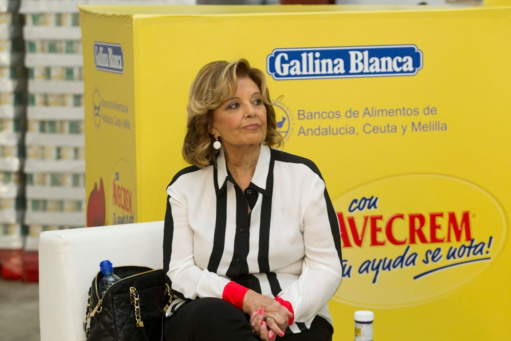 María Teresa Campos en la campaña benéfica "Con Avecrem, tu ayuda se nota", el 20 de mayo de 2014 en Málaga, España. | Imagen: Getty Images