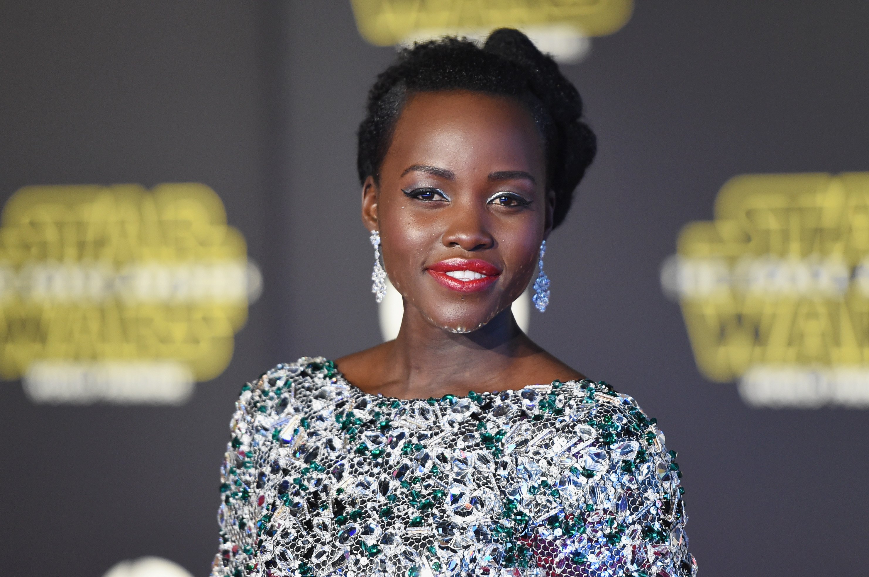 Lupita Nyong'o el 14 de diciembre de 2015 en Hollywood, California. | Foto: Getty Images