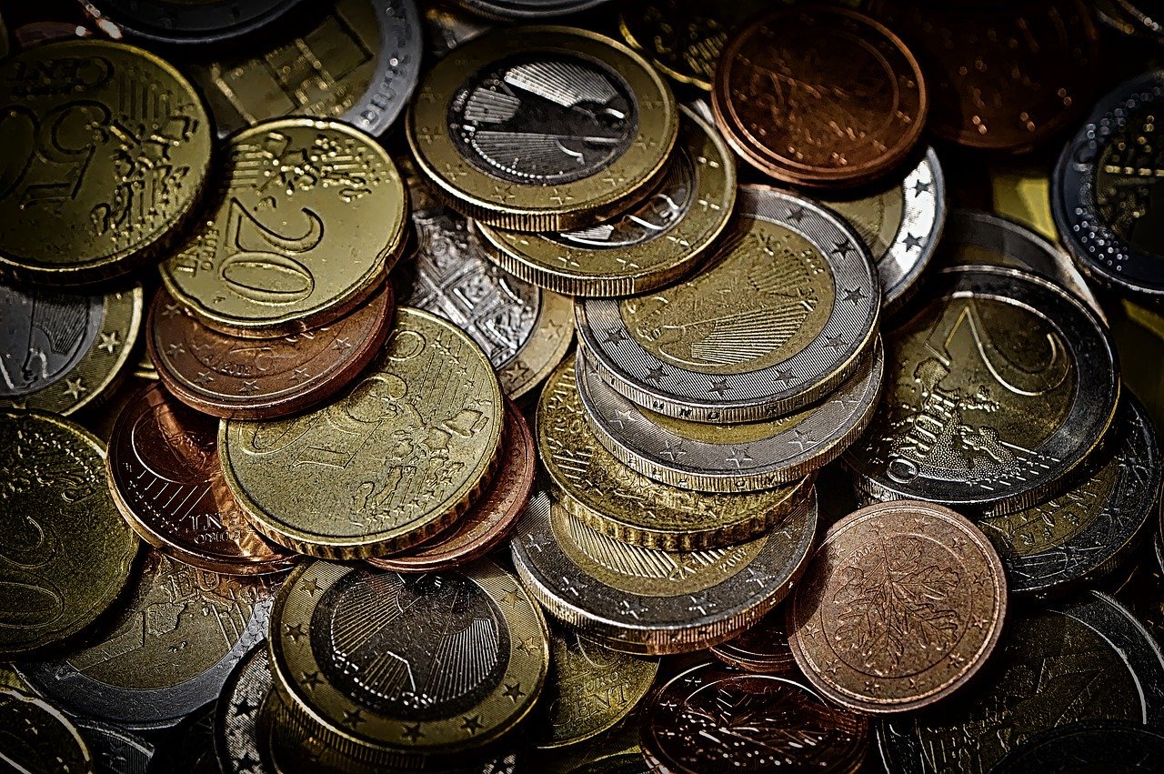 Monedas europeas. | Foto: Pixabay