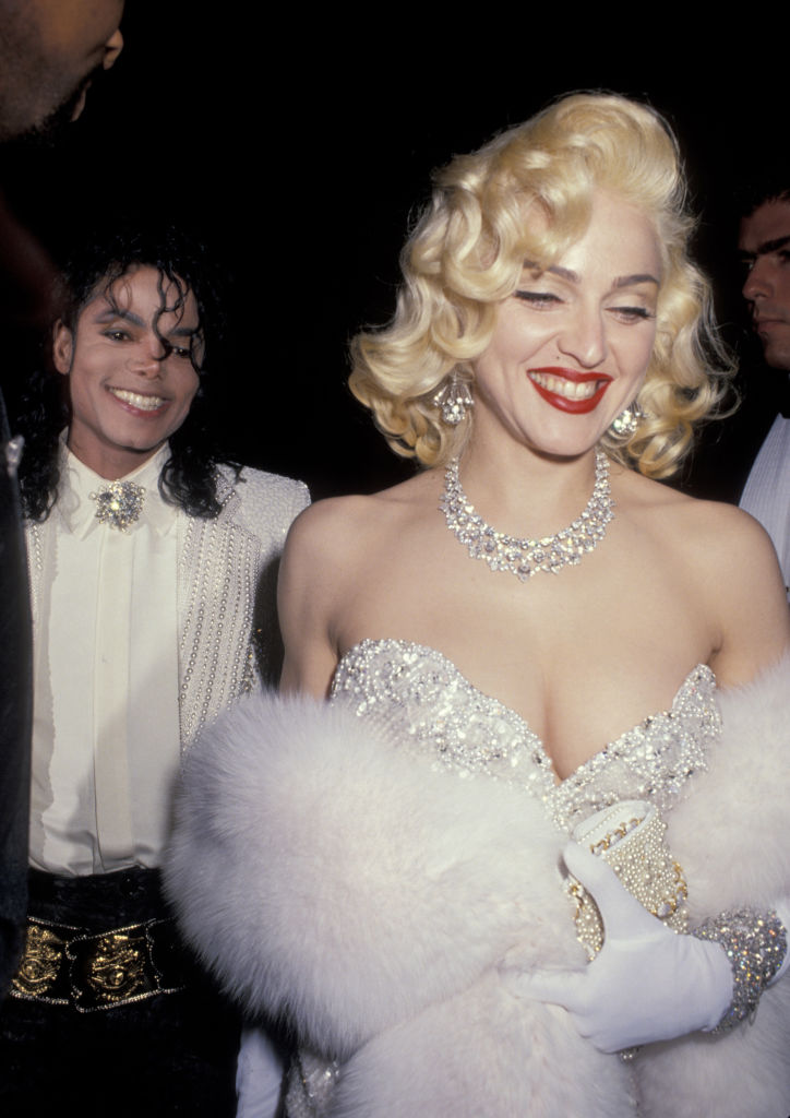 Michael Jackson y Madonna en la fiesta posterior a la 63 edición de los Premios de la Academia en Spago's el 25 de marzo de 1991 | Foto: Getty Images