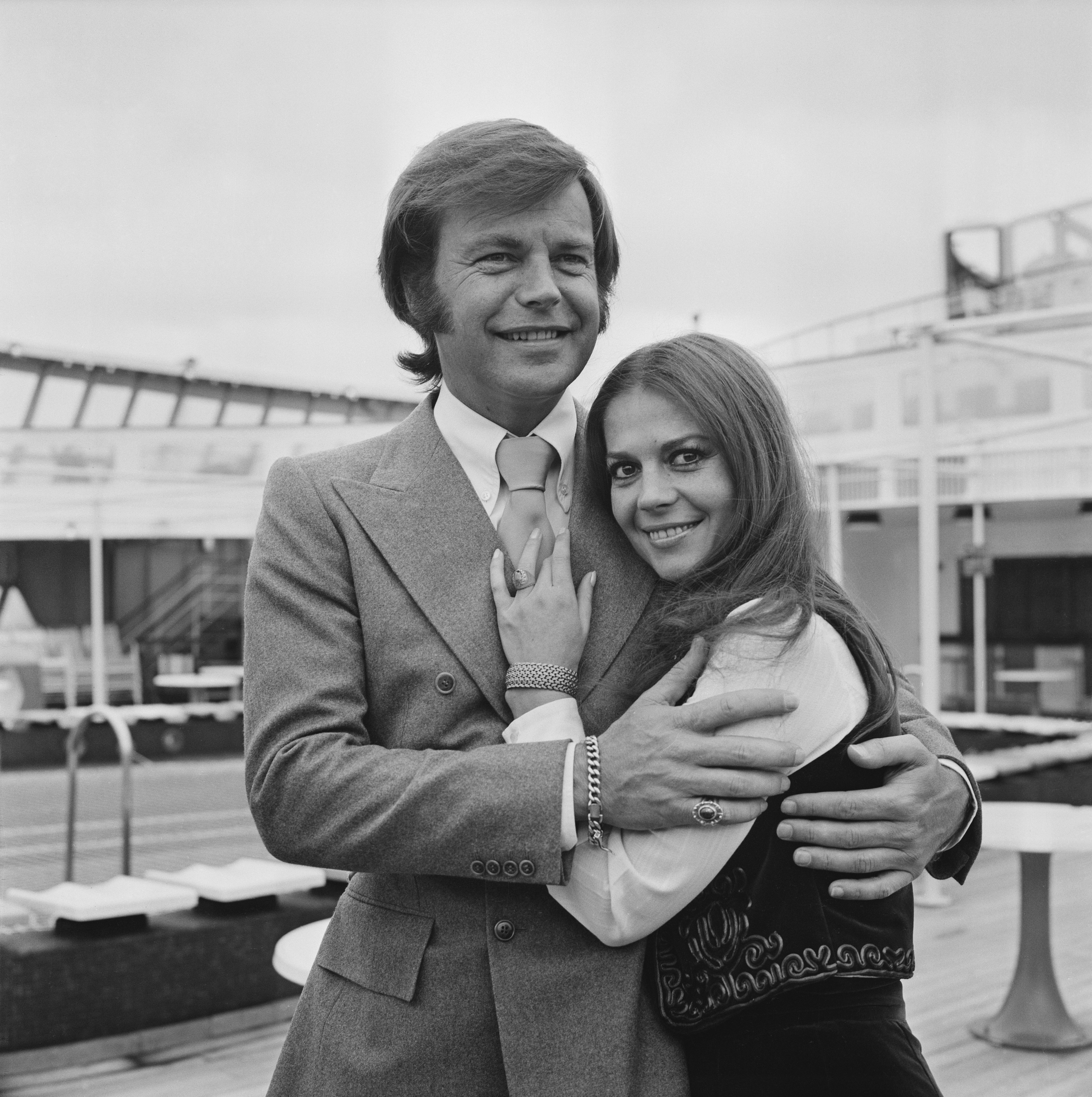 Robert Wagner y Natalie Wood el 23 de abril de 1972. | Fuente: Getty Images