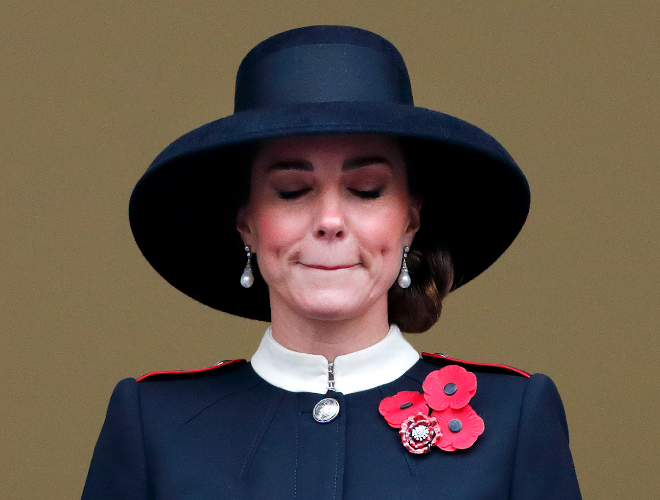 La princesa Catherine en el servicio anual del Domingo del Recuerdo en el Cenotafio de Londres, Inglaterra, el 14 de noviembre de 2021 | Fuente: Getty Images