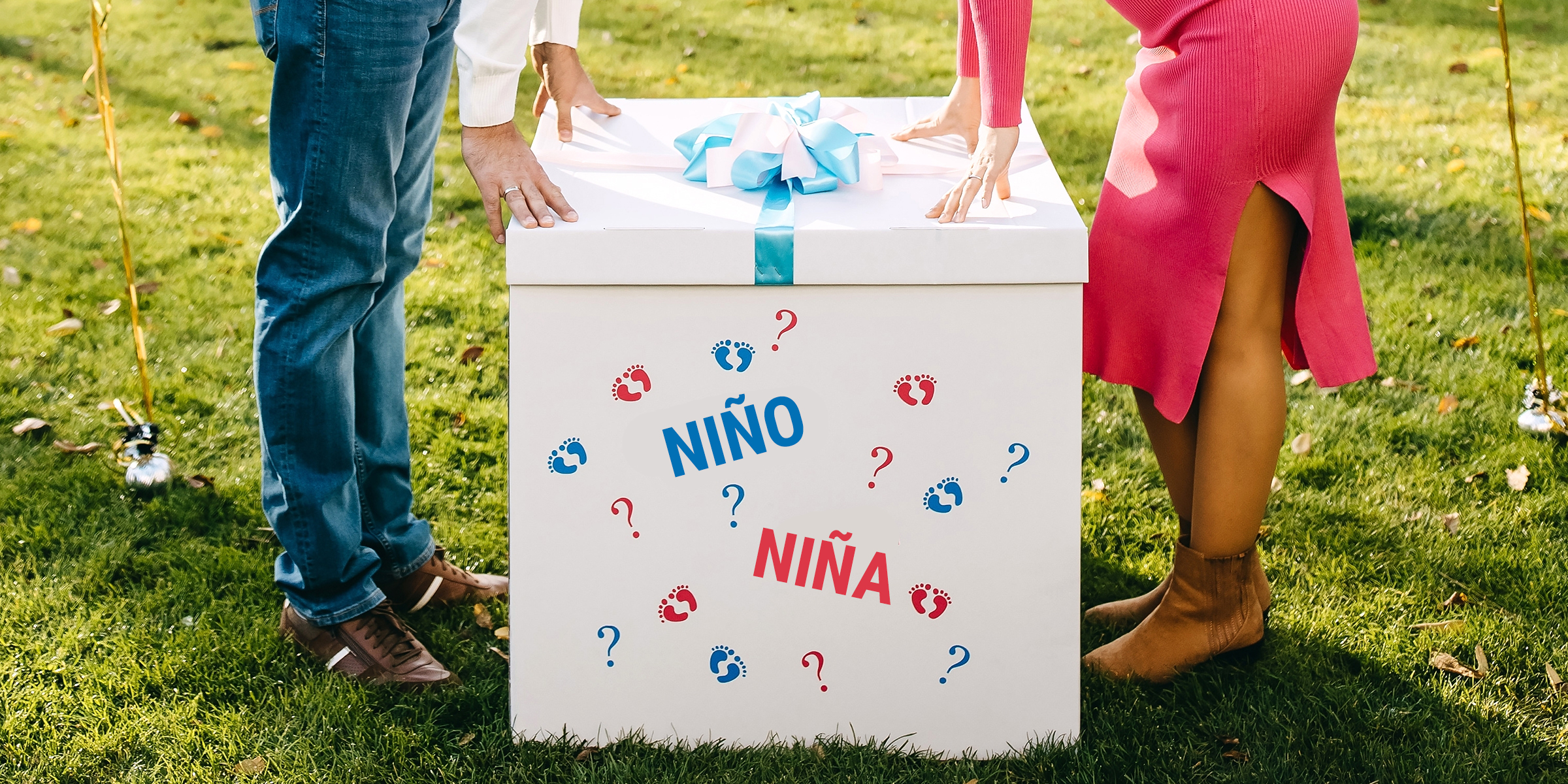 Una caja blanca gigante para una fiesta de revelación de género | Fuente: Shutterstock