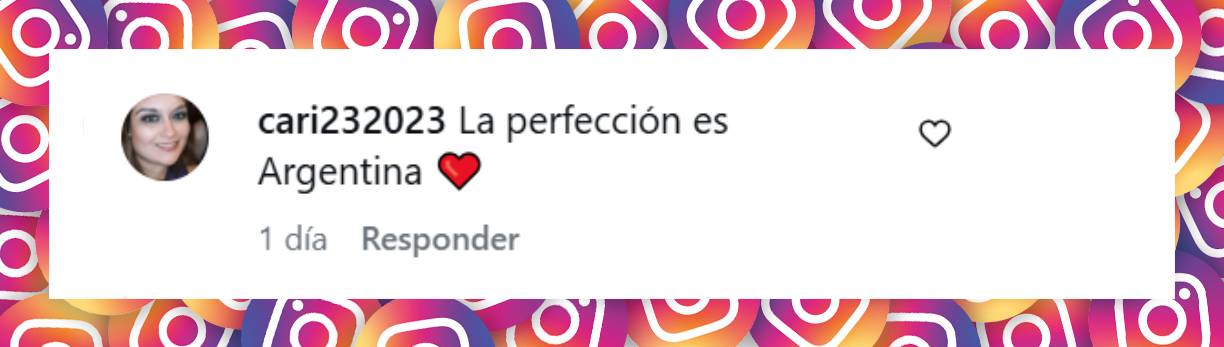 Comentario de una usuaria | Fuente: Instagram/zaira.nara