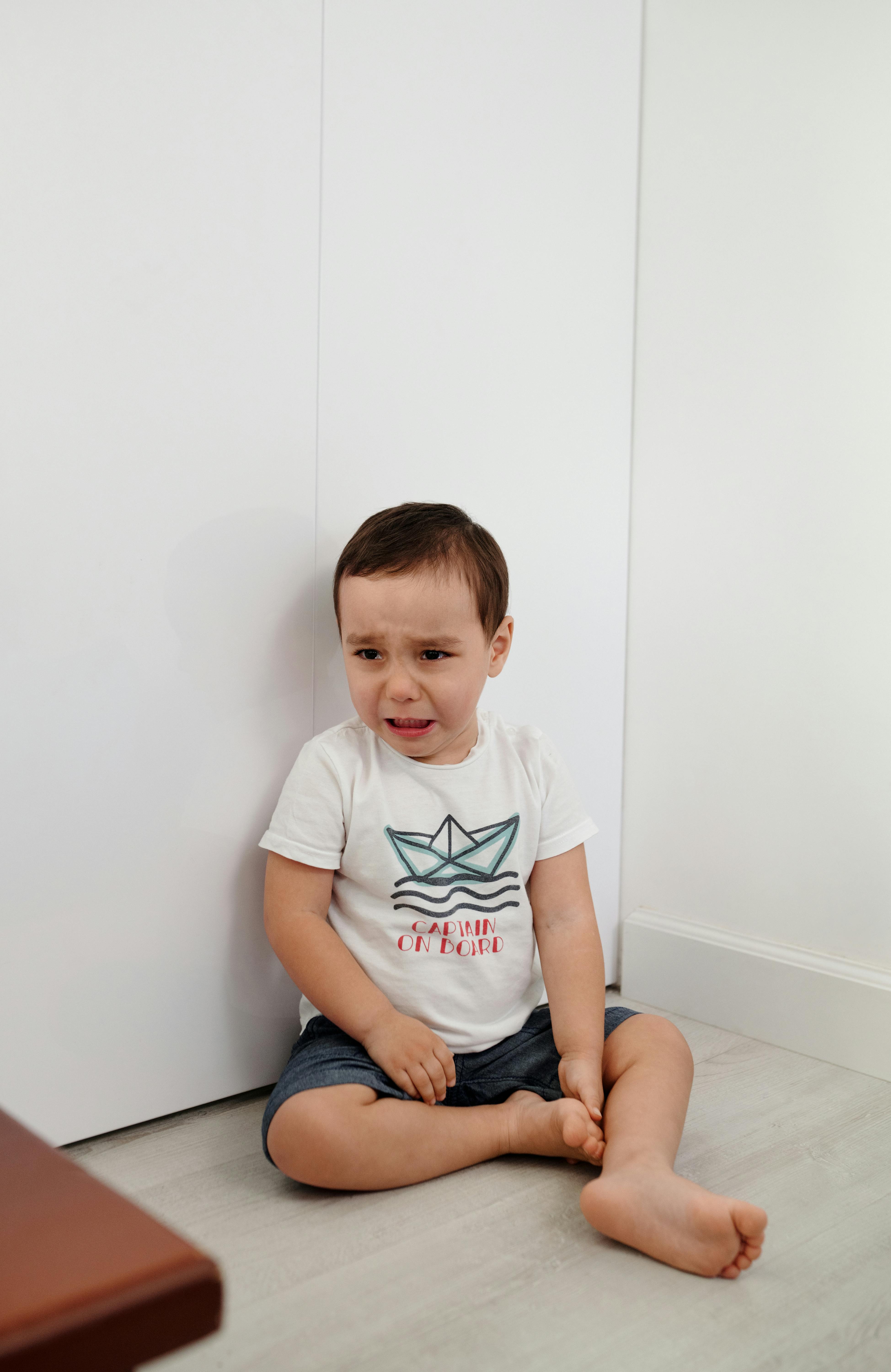 Un bambino che piange | Fonte: Pexels