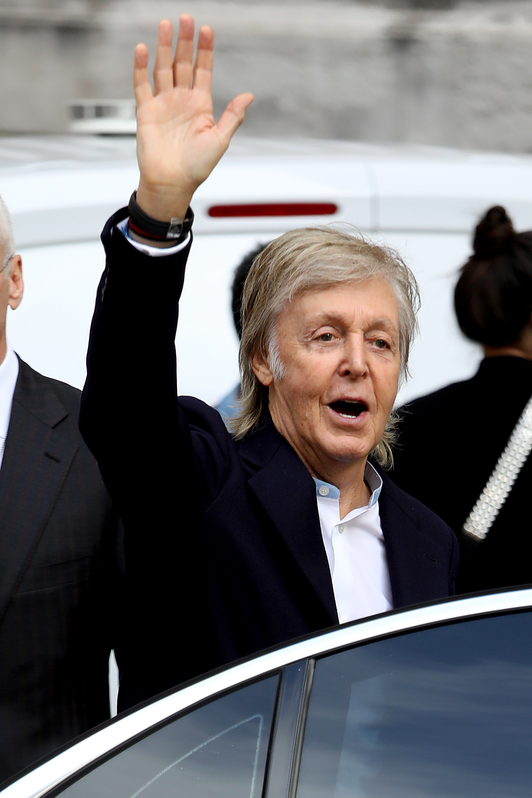 Paul McCartney en el desfile Stella McCartney Womenswear Primavera/Verano 2020 como parte de la Semana de la Moda de París en París, Francia, el 30 de septiembre de 2019. | Fuente: Getty Images