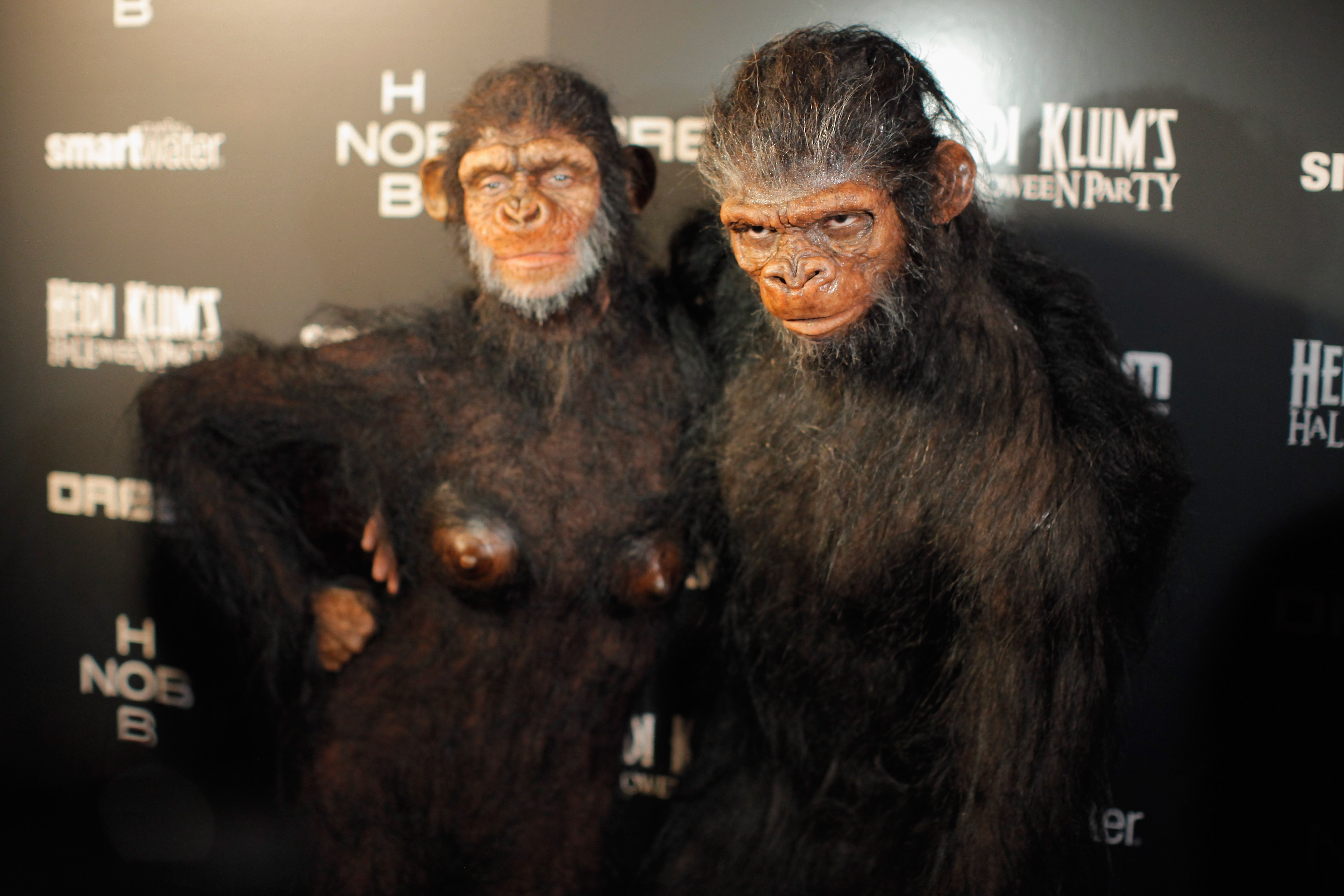 Heidi Klum y Seal en la fiesta de Halloween de Klum del año 2011. | Foto: Getty Images.