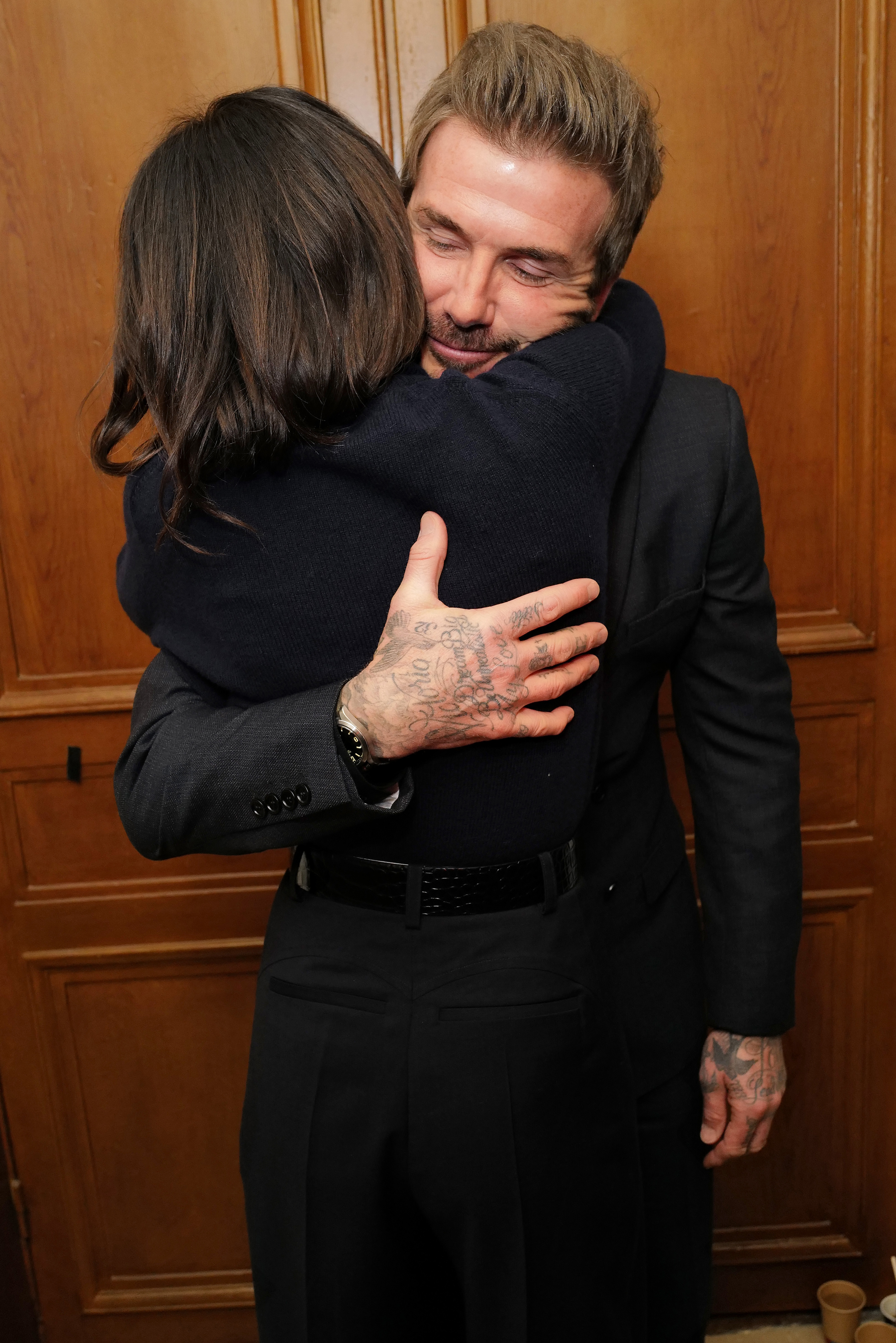 David y Victoria Beckham en la Semana de la Moda de París FW23 | Fuente: Getty Images