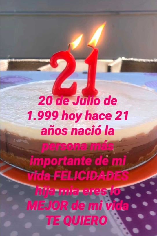 Mensaje de Belén Esteban a su hija Andrea por su cumpleaños. | Foto: Instagram/belenestebanmelendez