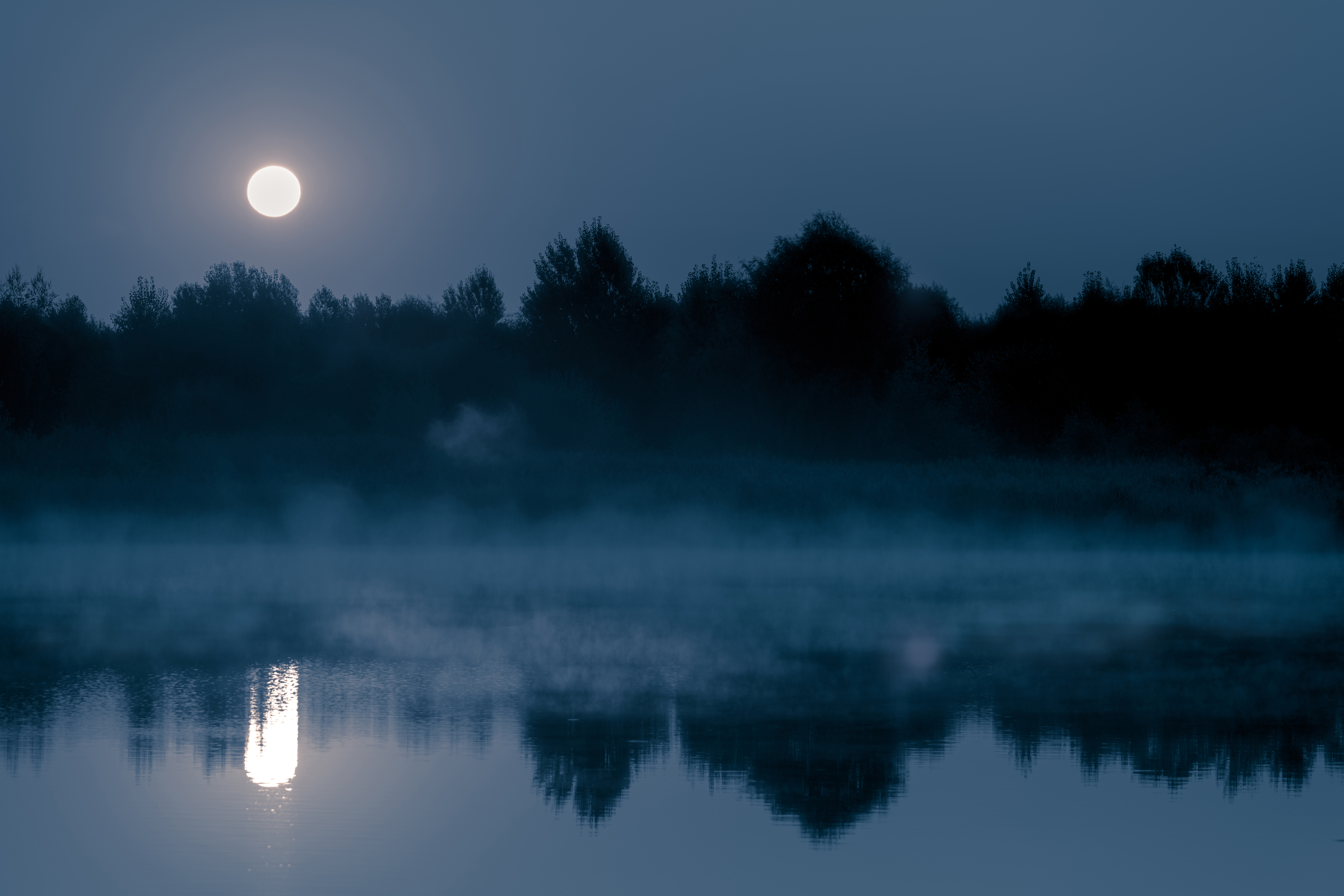 Paisaje místico nocturno | Fuente: Shutterstock