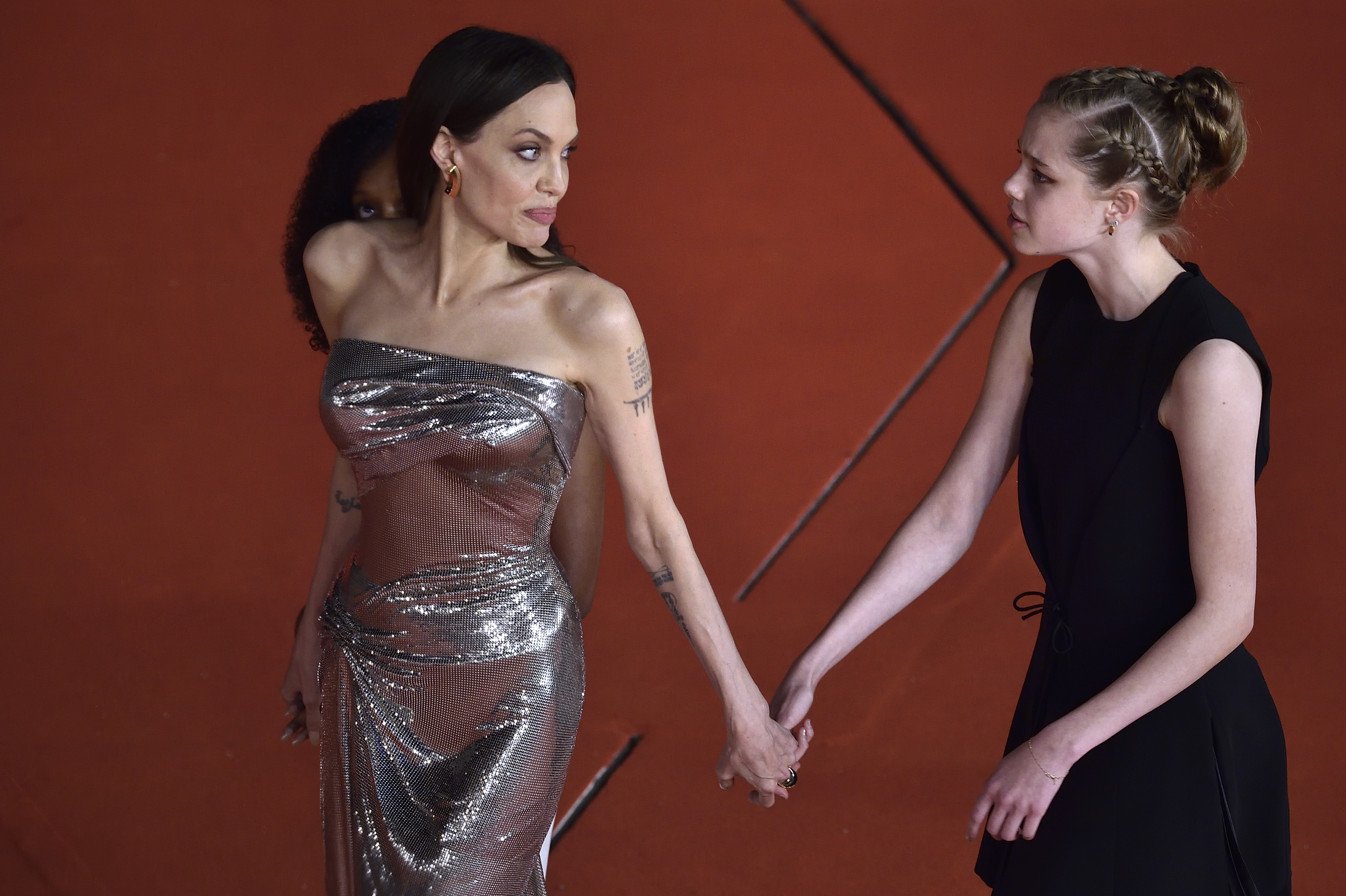 Angelina Jolie y Shiloh Jolie-Pitt en el Festival de Cine de Roma 2021 en Roma, Italia, el 24 de octubre de 2021 | Foto: Getty Images