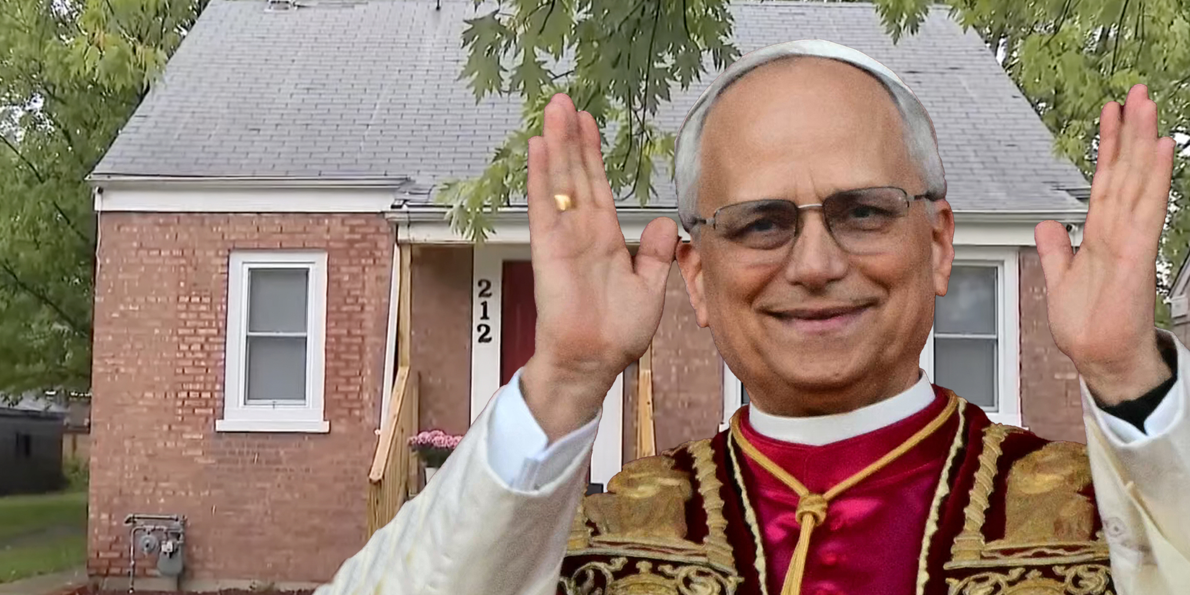 El papa León XIV | Fuente: Getty Images/YouTube/@NBCChicago
