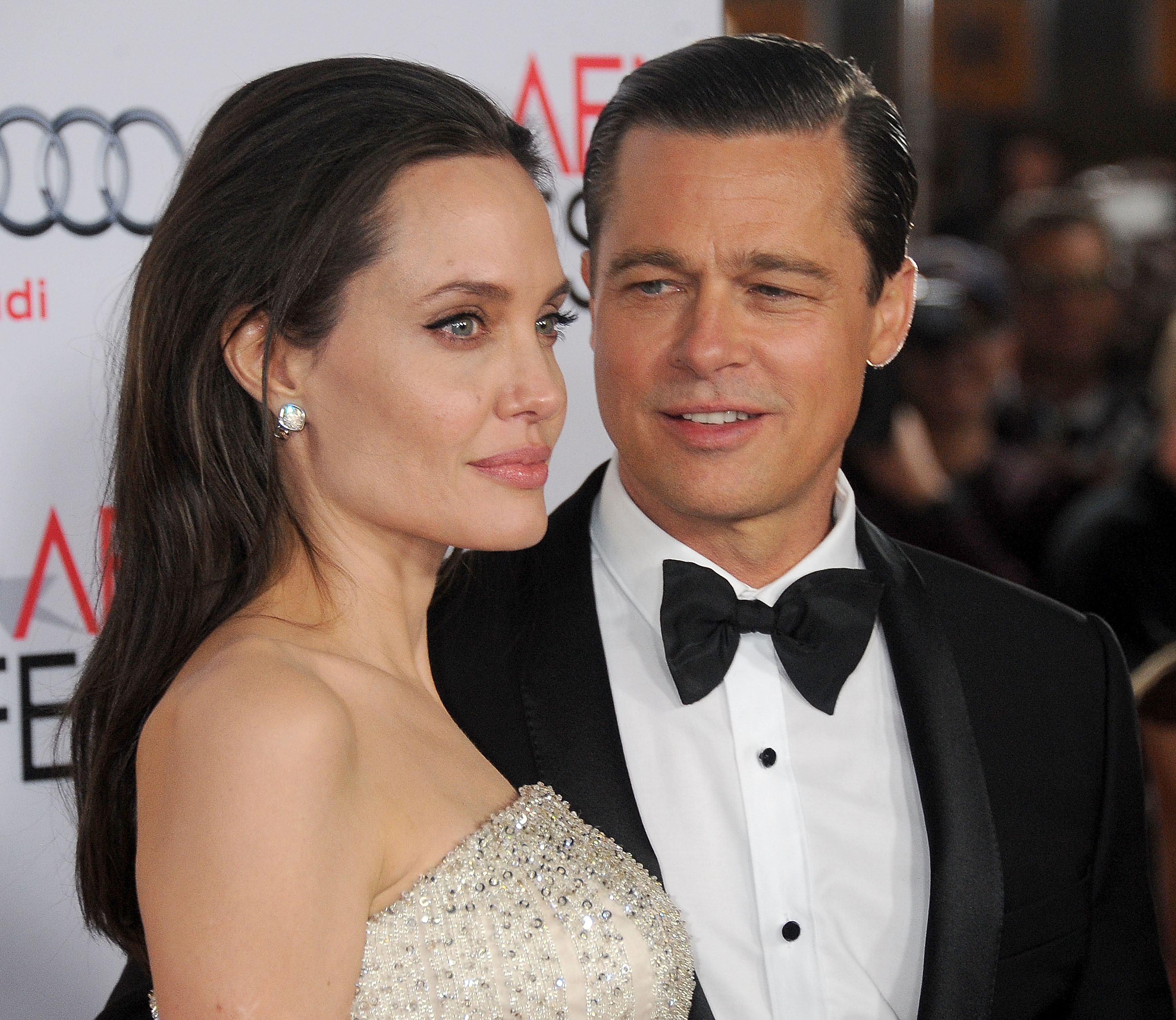 Angelina Jolie y Brad Pitt en el AFI FEST 2015 en Hollywood | Fuente: Getty Images