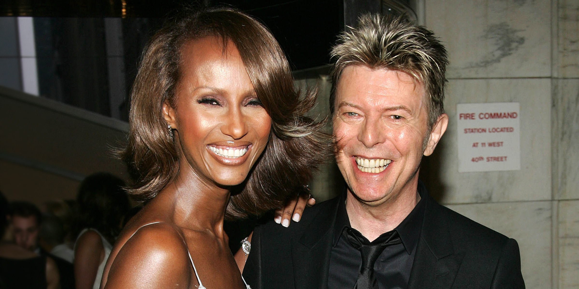 Iman y David Bowie | Fuente: Getty Images